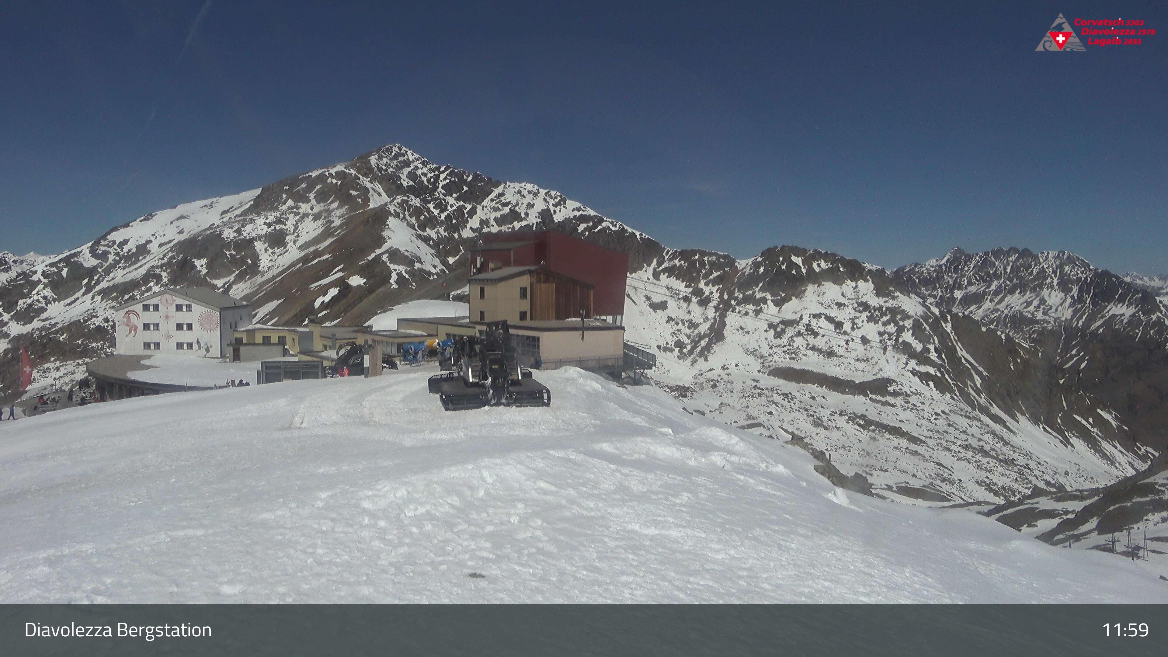 Pontresina: Diavolezza Bergstation, Diavolezza Bergstation, 2978 m