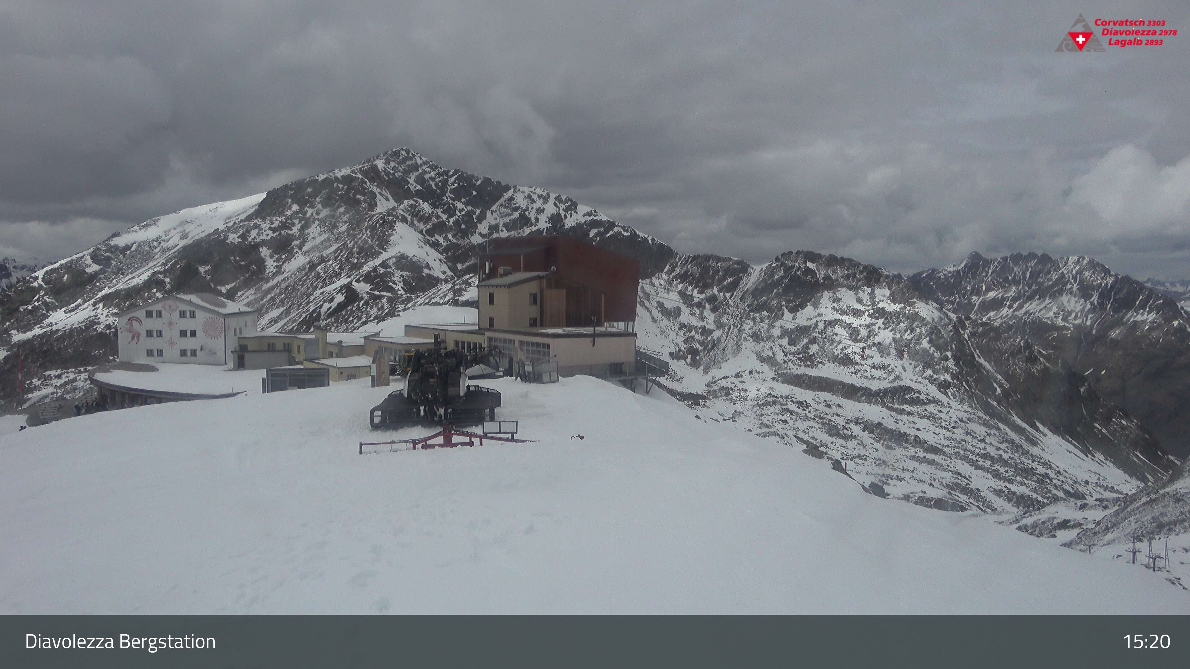 Pontresina: Diavolezza Bergstation, Diavolezza Bergstation, 2978 m