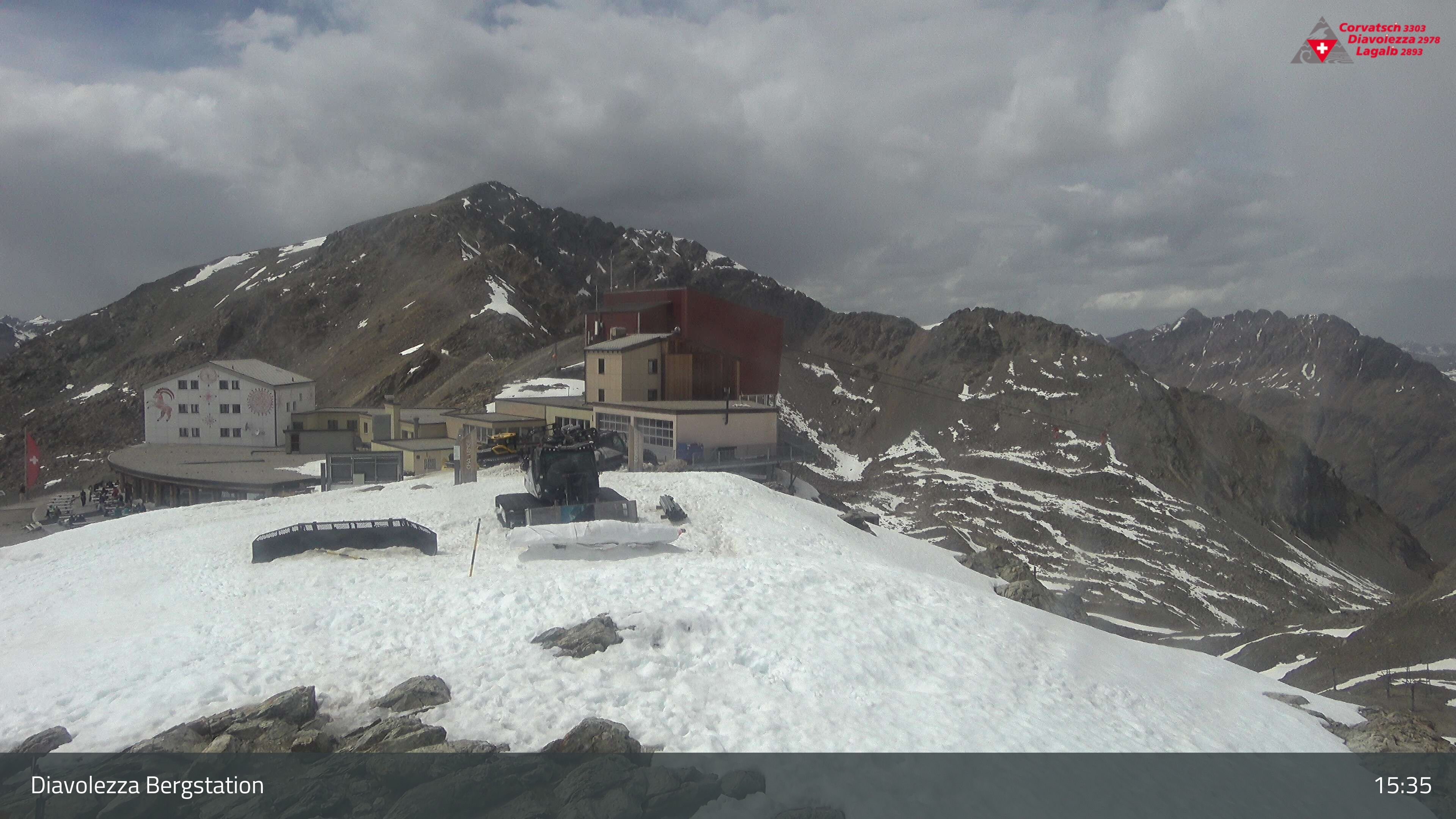 Pontresina: Diavolezza Bergstation, Diavolezza Bergstation, 2978 m