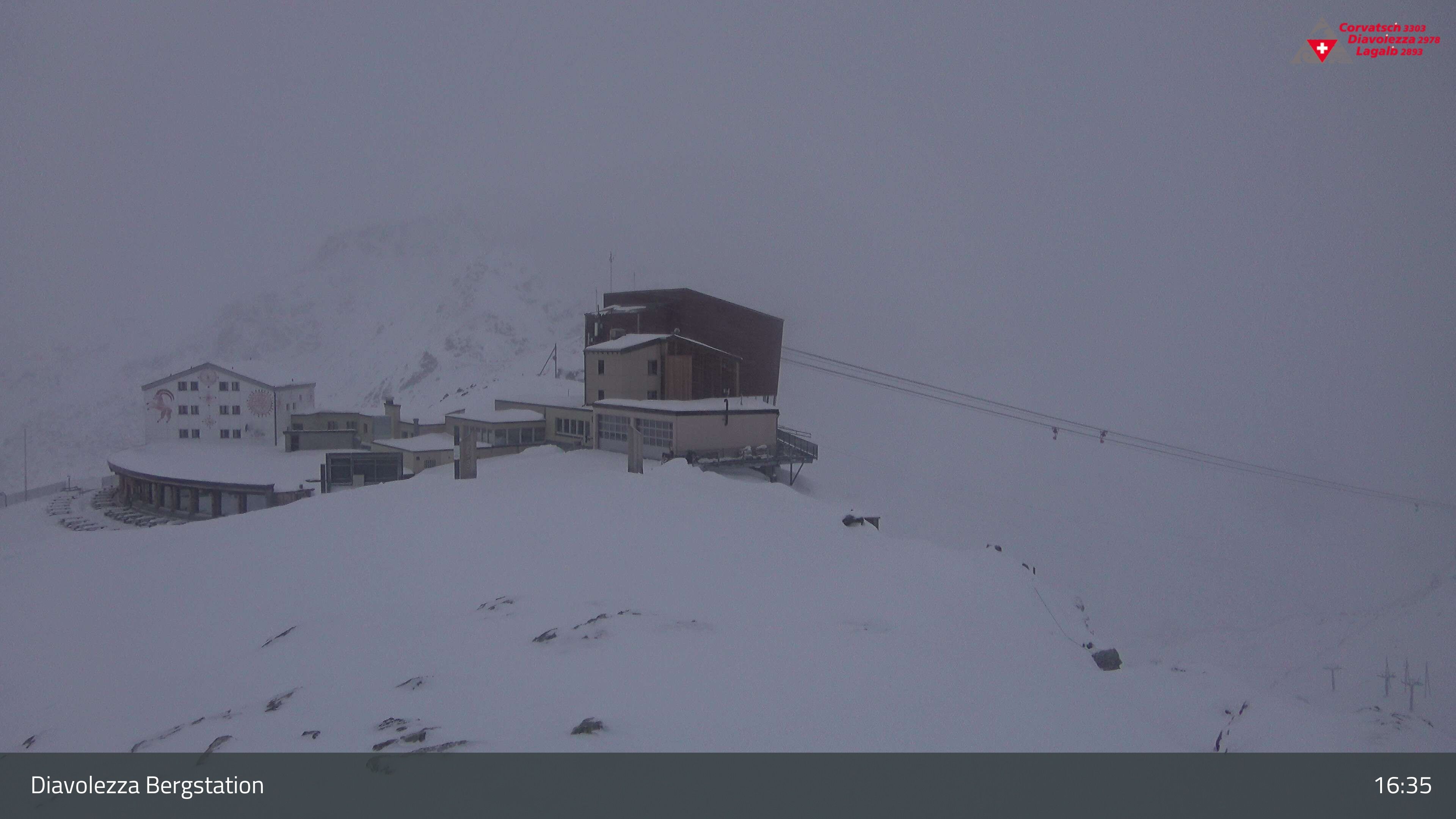 Pontresina: Diavolezza Bergstation, Diavolezza Bergstation, 2978 m