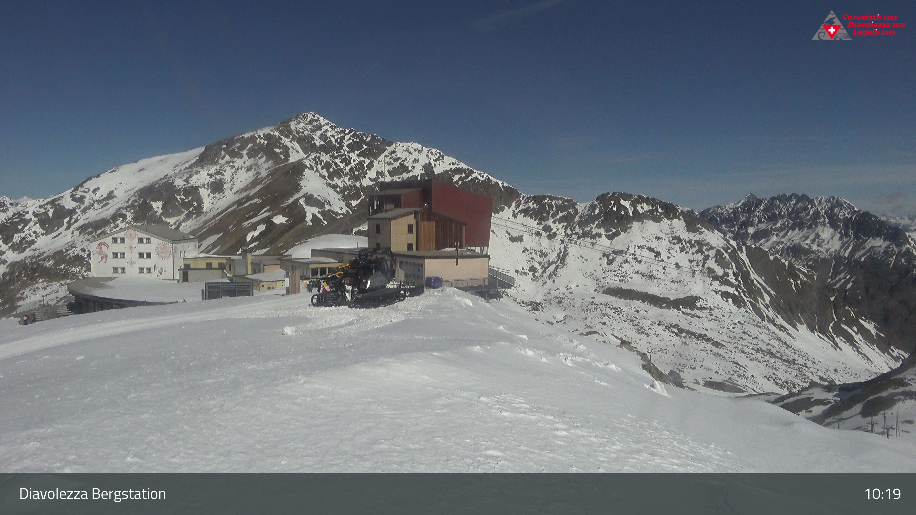Pontresina: Diavolezza Bergstation, Diavolezza Bergstation, 2978 m
