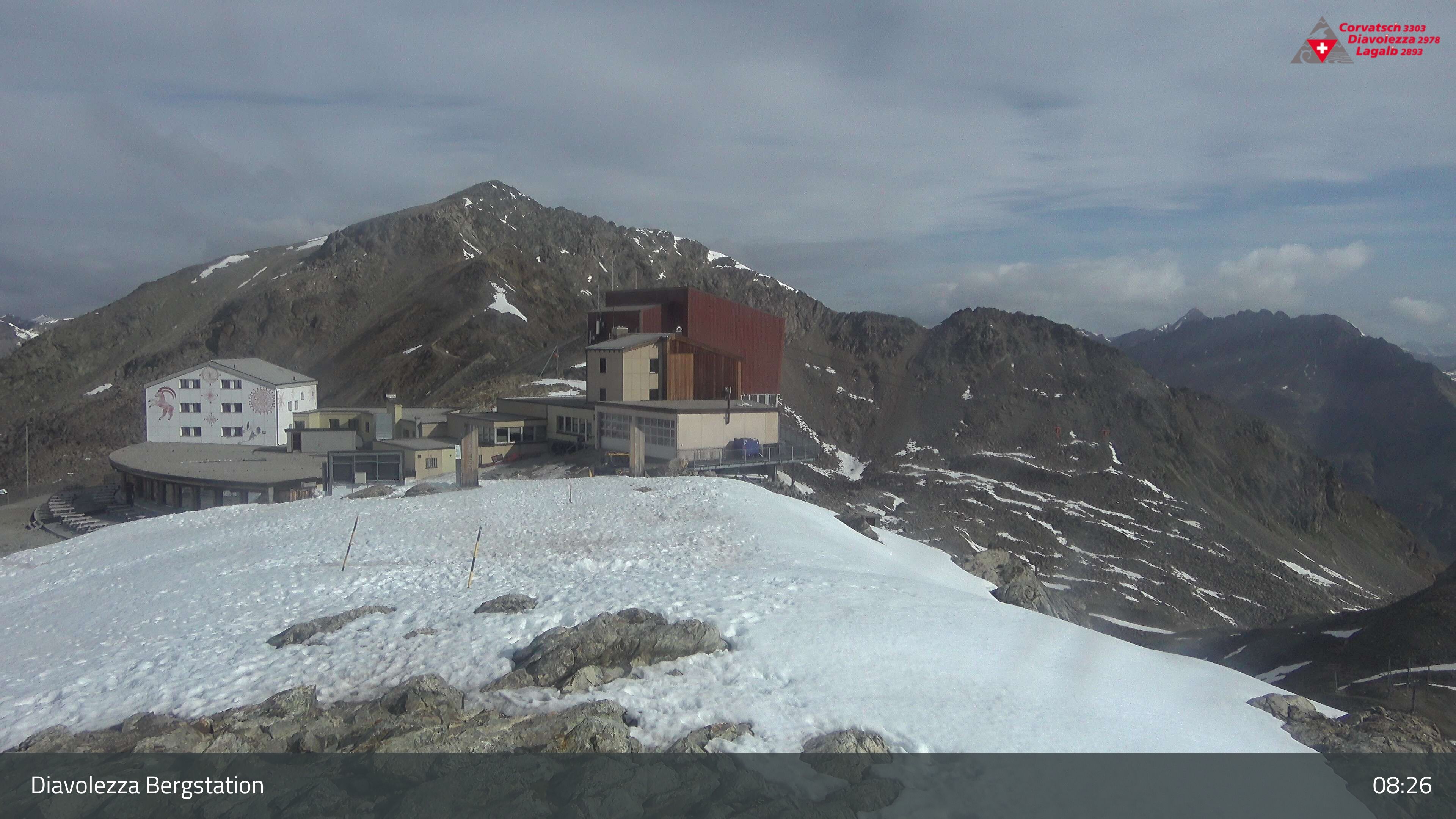 Pontresina: Diavolezza Bergstation, Diavolezza Bergstation, 2978 m