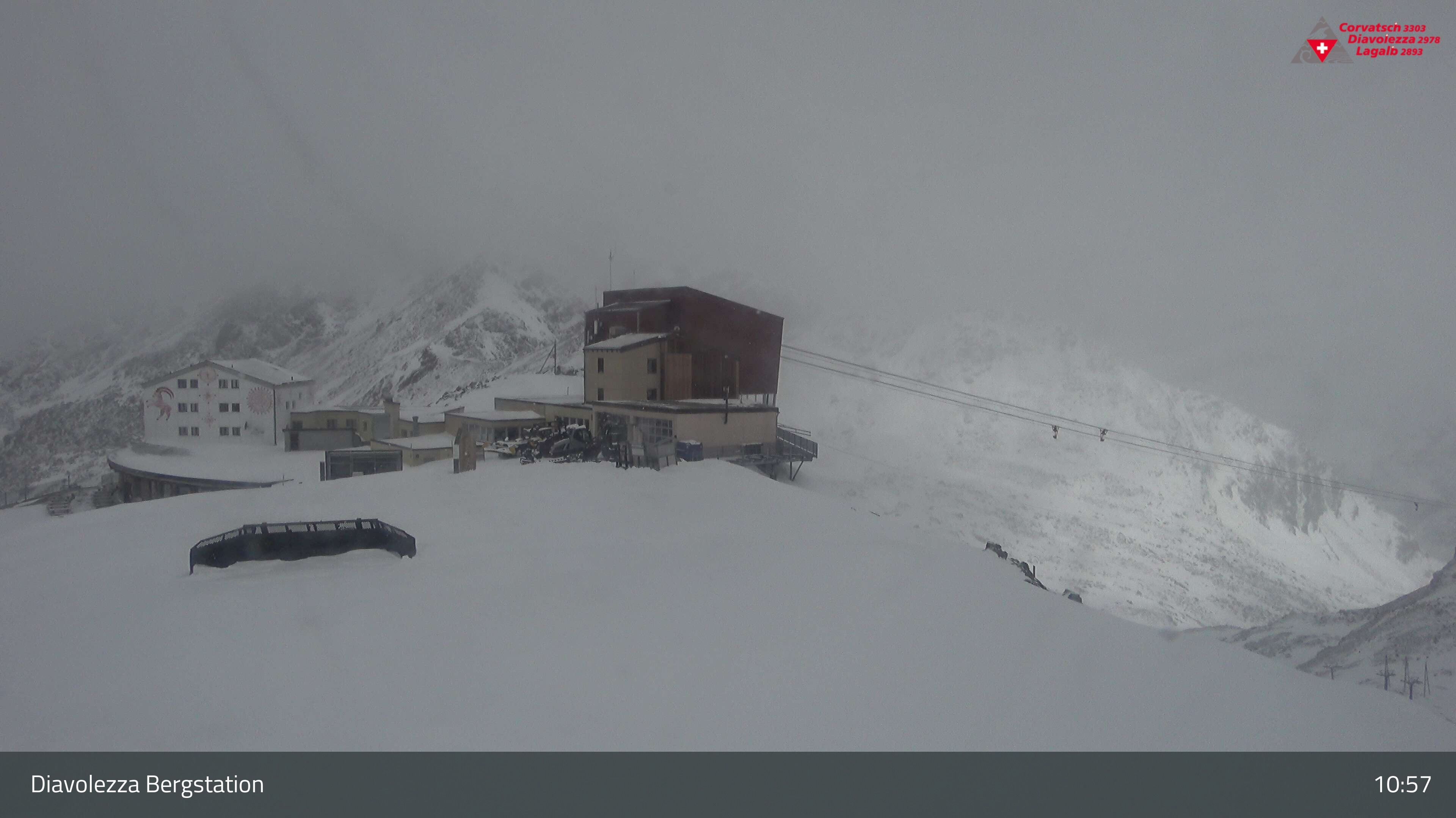 Pontresina: Diavolezza Bergstation, Diavolezza Bergstation, 2978 m