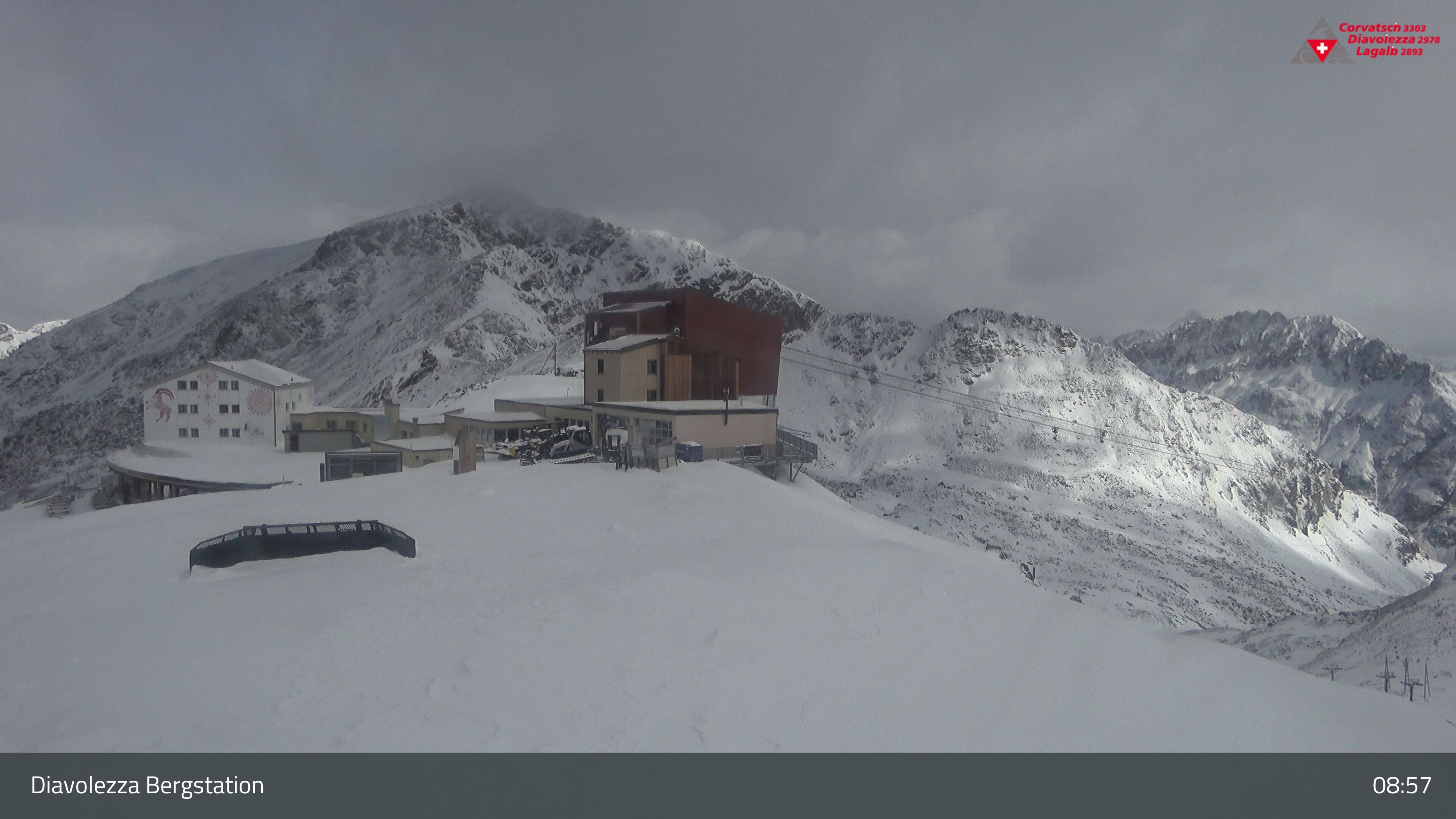 Pontresina: Diavolezza Bergstation, Diavolezza Bergstation, 2978 m