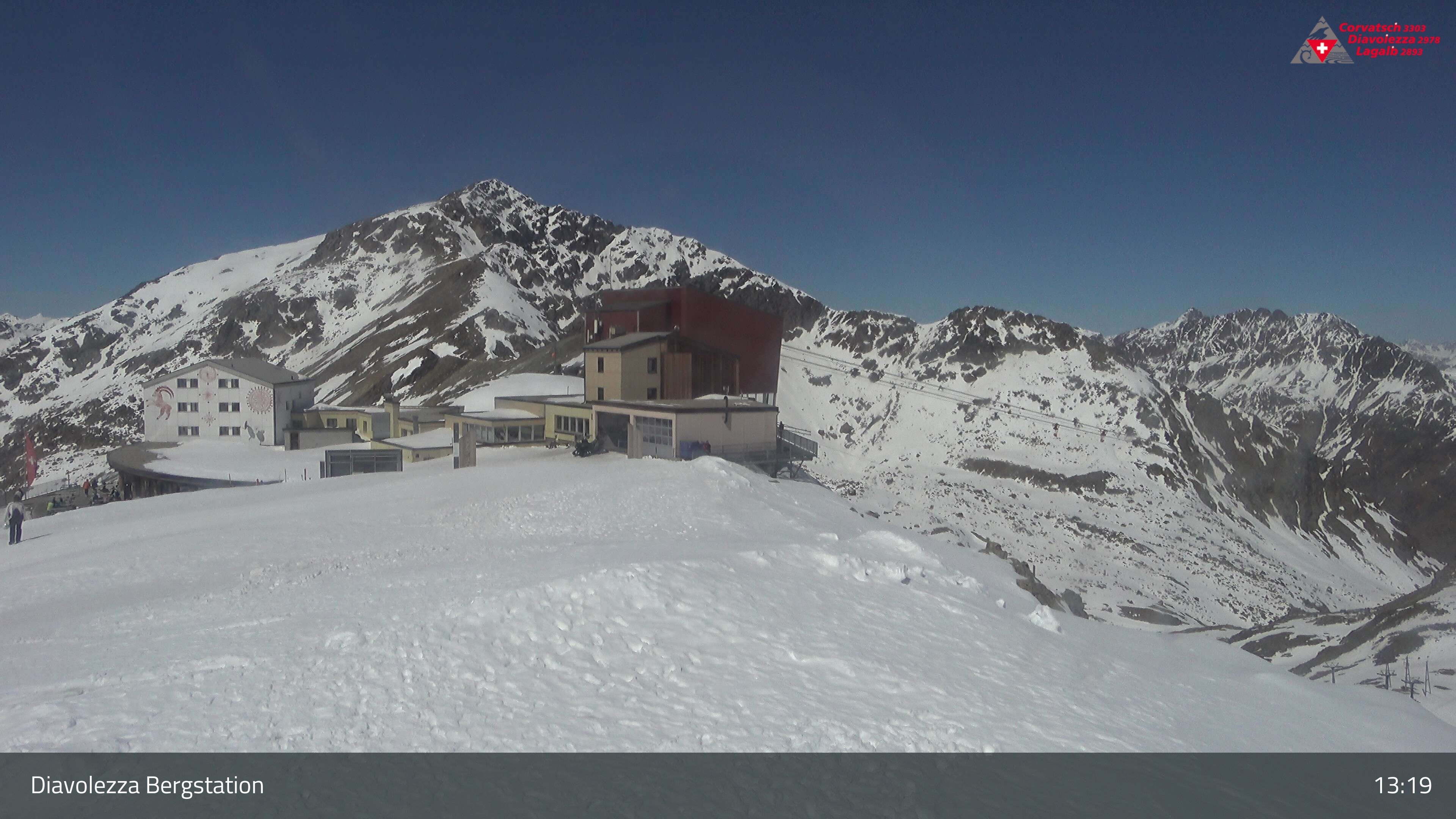 Pontresina: Diavolezza Bergstation, Diavolezza Bergstation, 2978 m