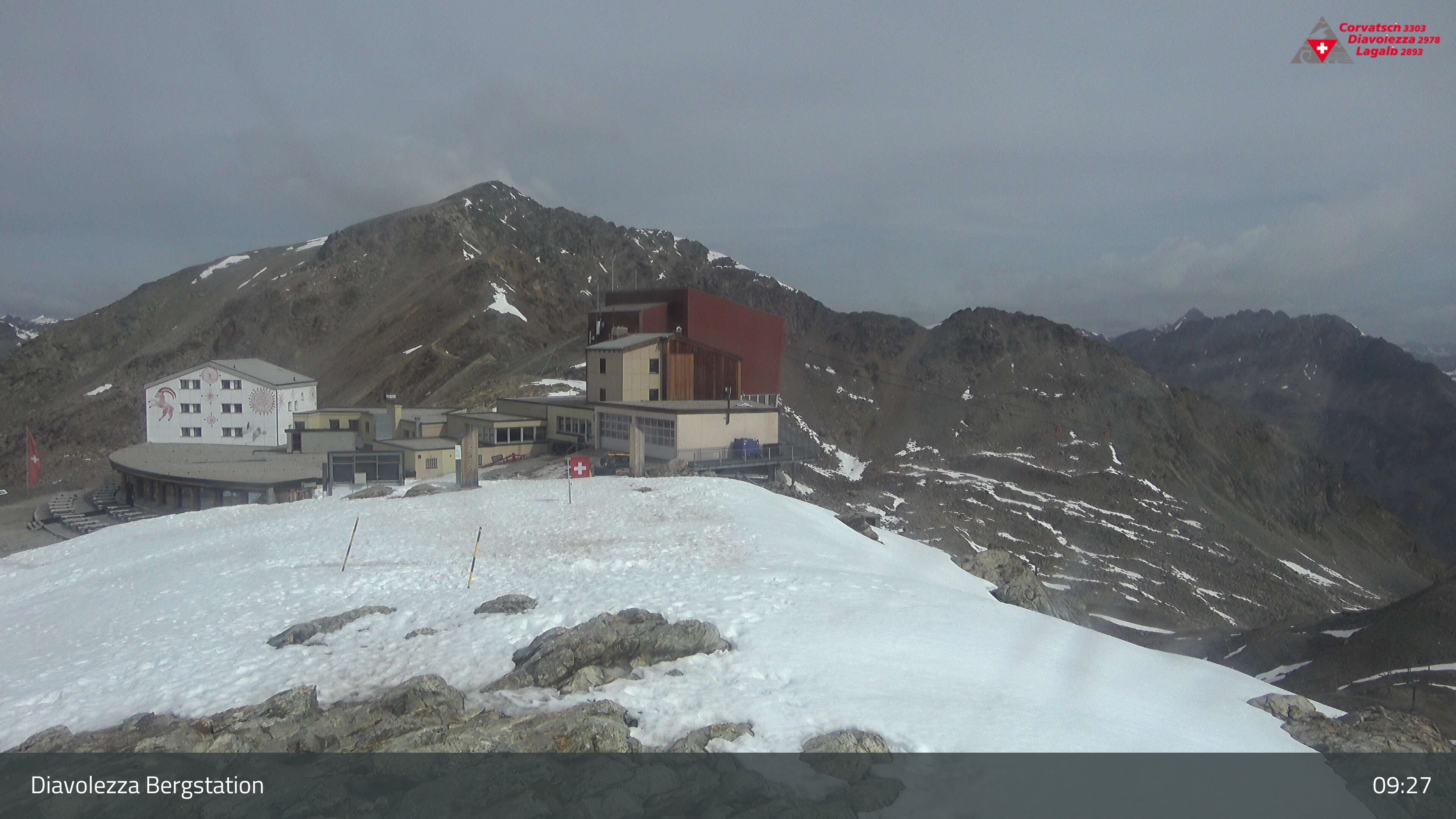 Pontresina: Diavolezza Bergstation, Diavolezza Bergstation, 2978 m
