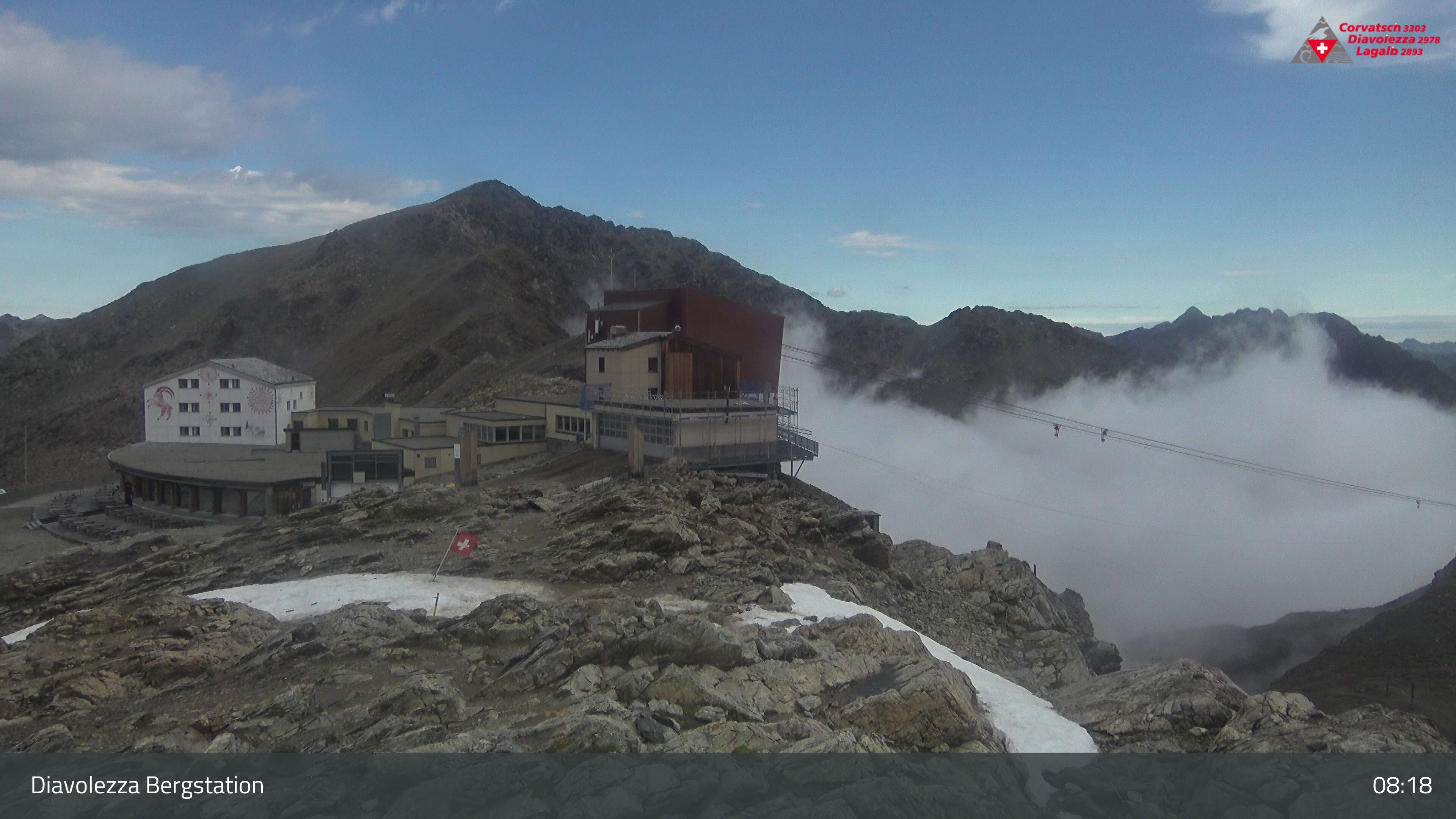Pontresina: Diavolezza Bergstation, Diavolezza Bergstation, 2978 m