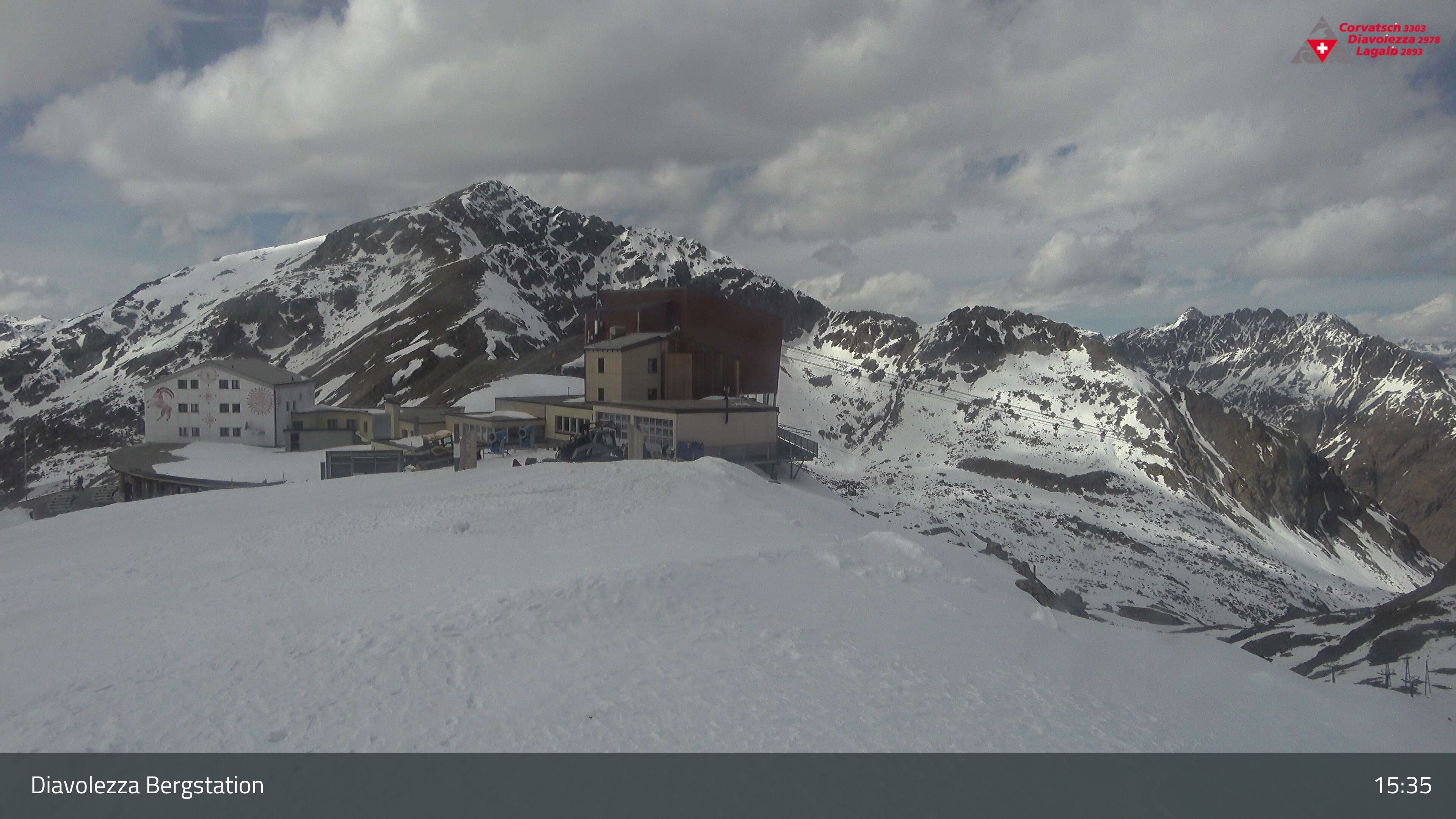 Pontresina: Diavolezza Bergstation, Diavolezza Bergstation, 2978 m