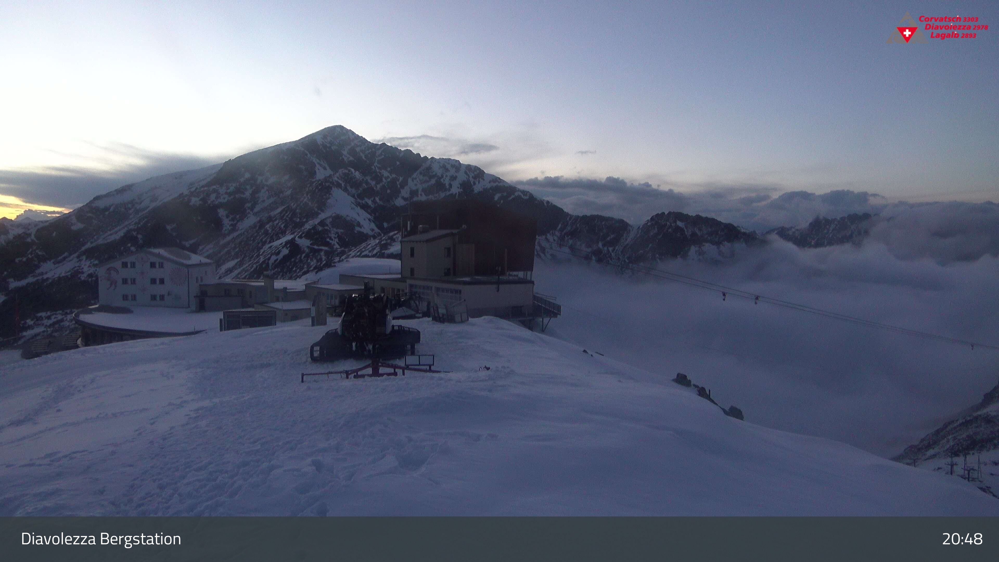 Pontresina: Diavolezza Bergstation, Diavolezza Bergstation, 2978 m