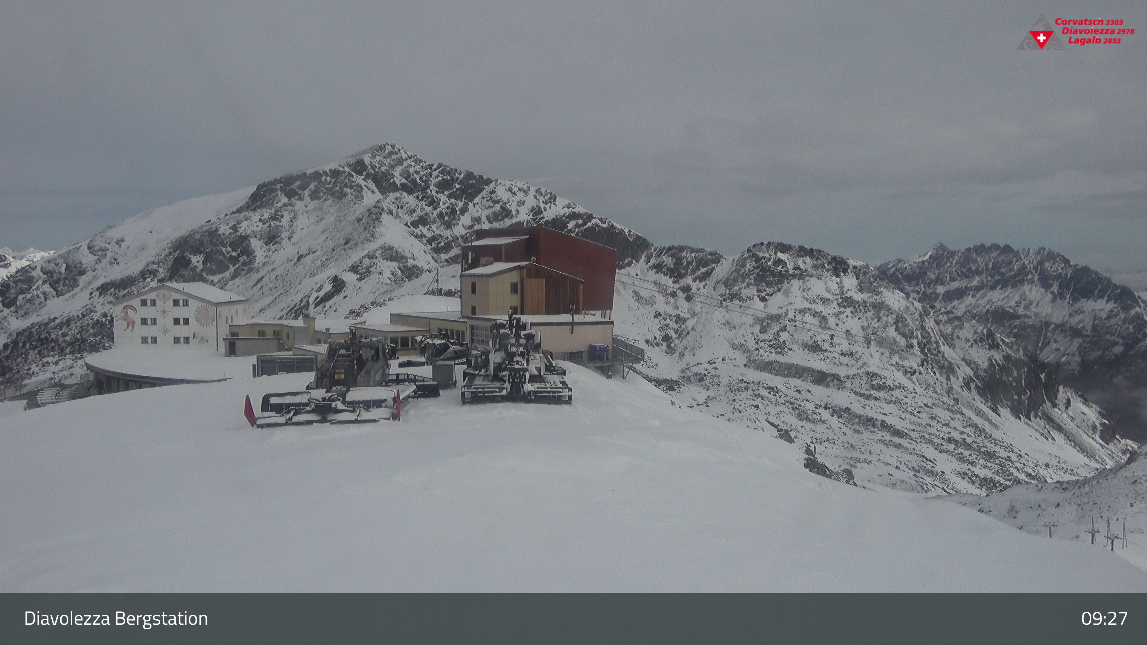 Pontresina: Diavolezza Bergstation, Diavolezza Bergstation, 2978 m
