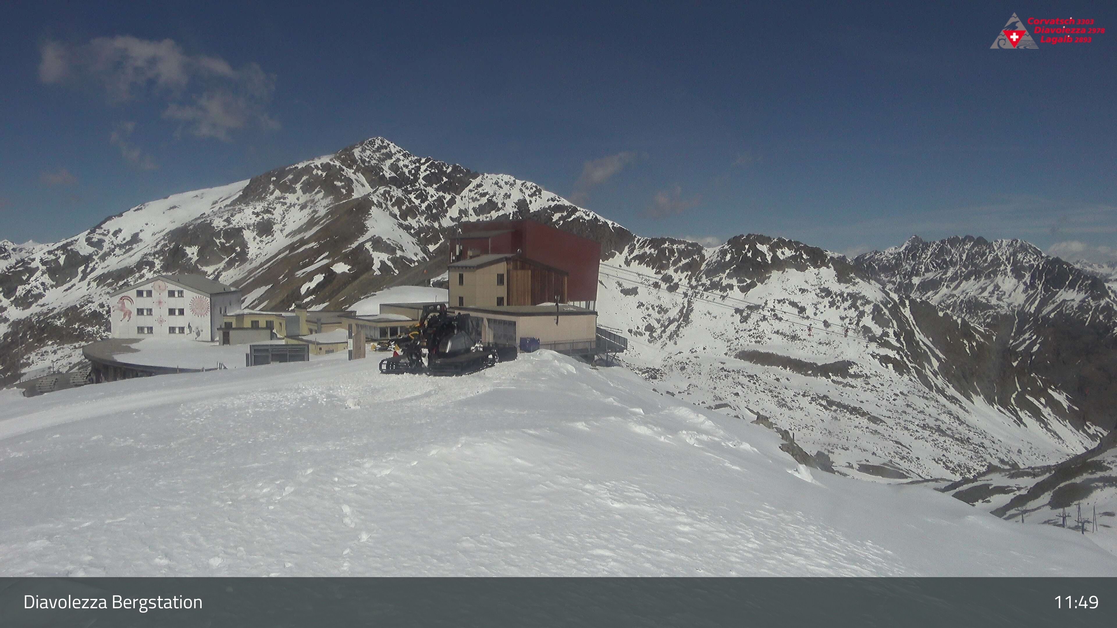 Pontresina: Diavolezza Bergstation, Diavolezza Bergstation, 2978 m