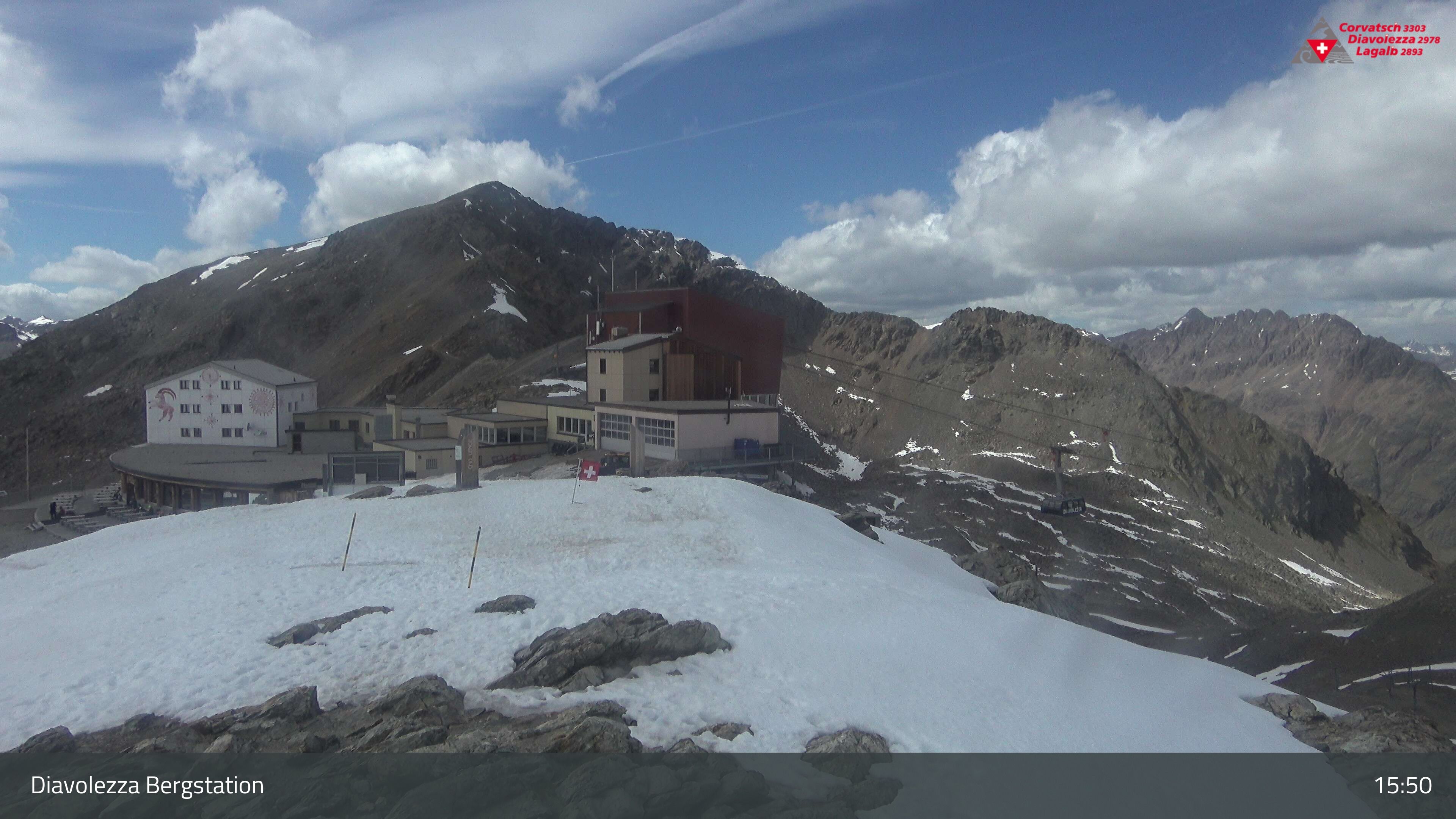 Pontresina: Diavolezza Bergstation, Diavolezza Bergstation, 2978 m