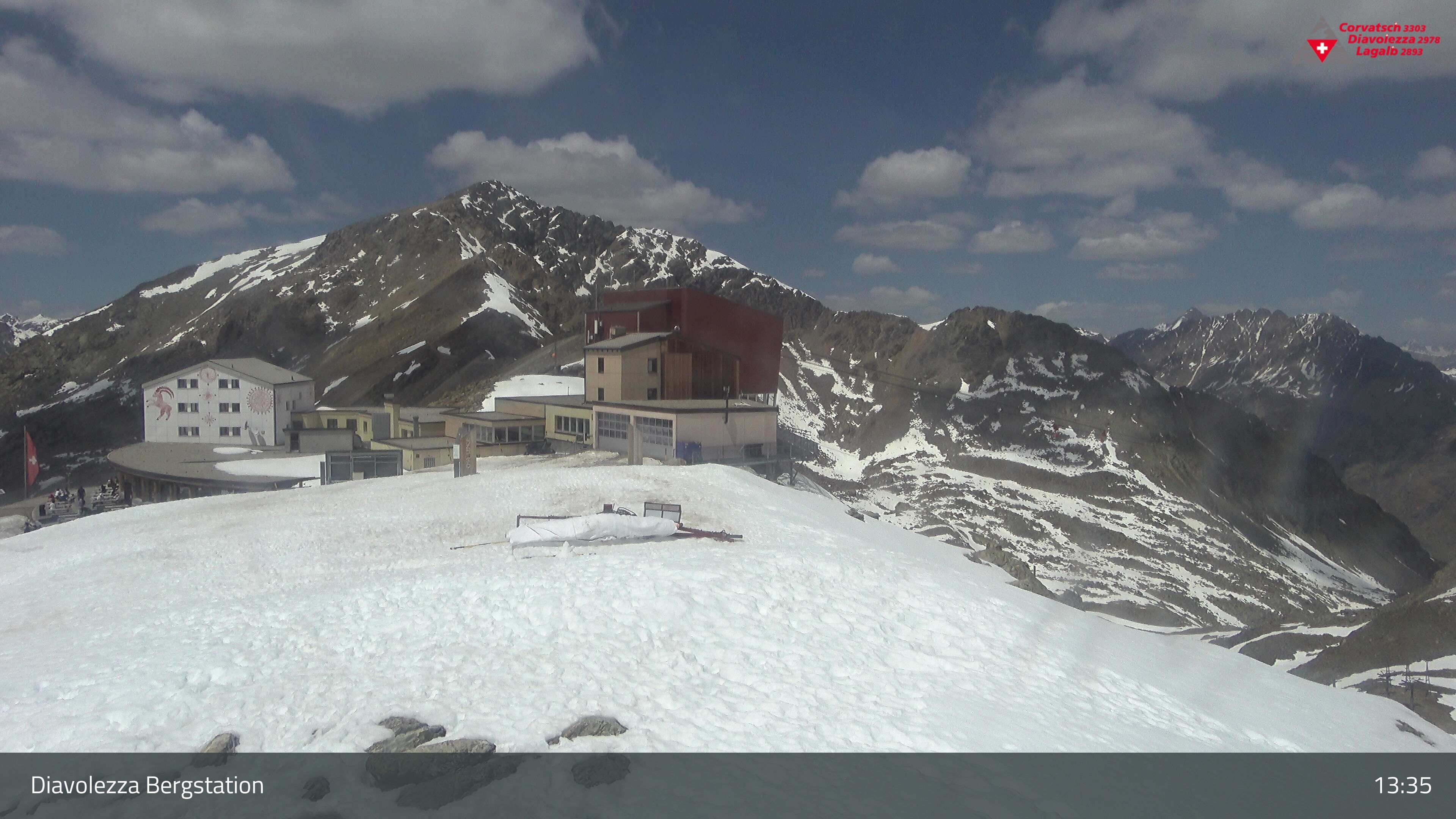 Pontresina: Diavolezza Bergstation, Diavolezza Bergstation, 2978 m