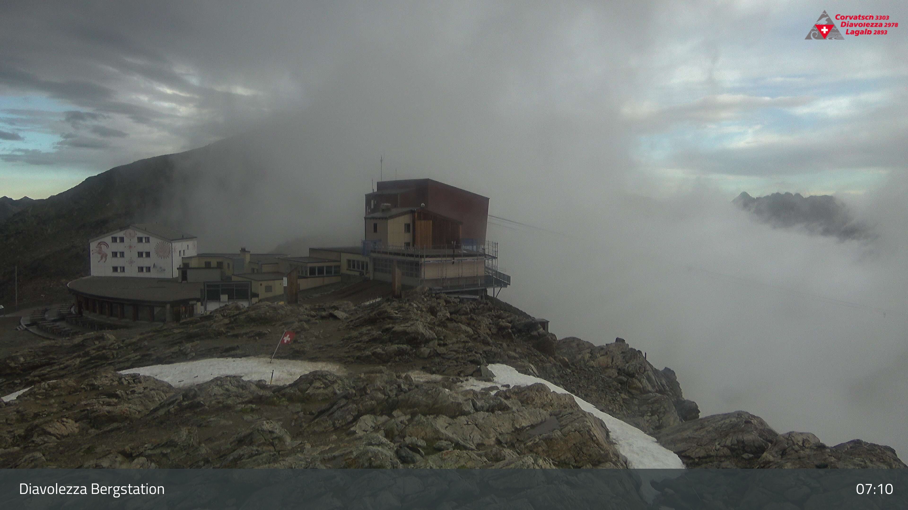 Pontresina: Diavolezza Bergstation, Diavolezza Bergstation, 2978 m