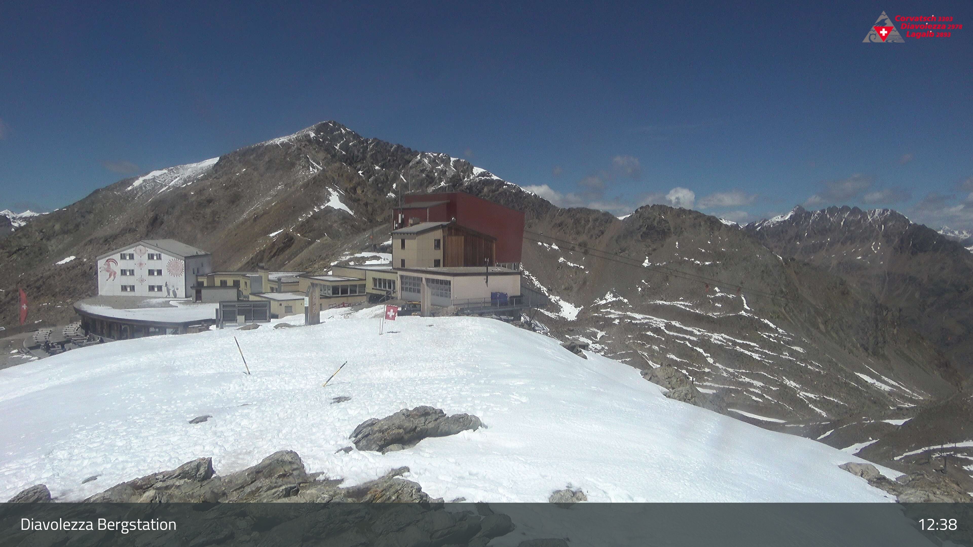 Pontresina: Diavolezza Bergstation, Diavolezza Bergstation, 2978 m