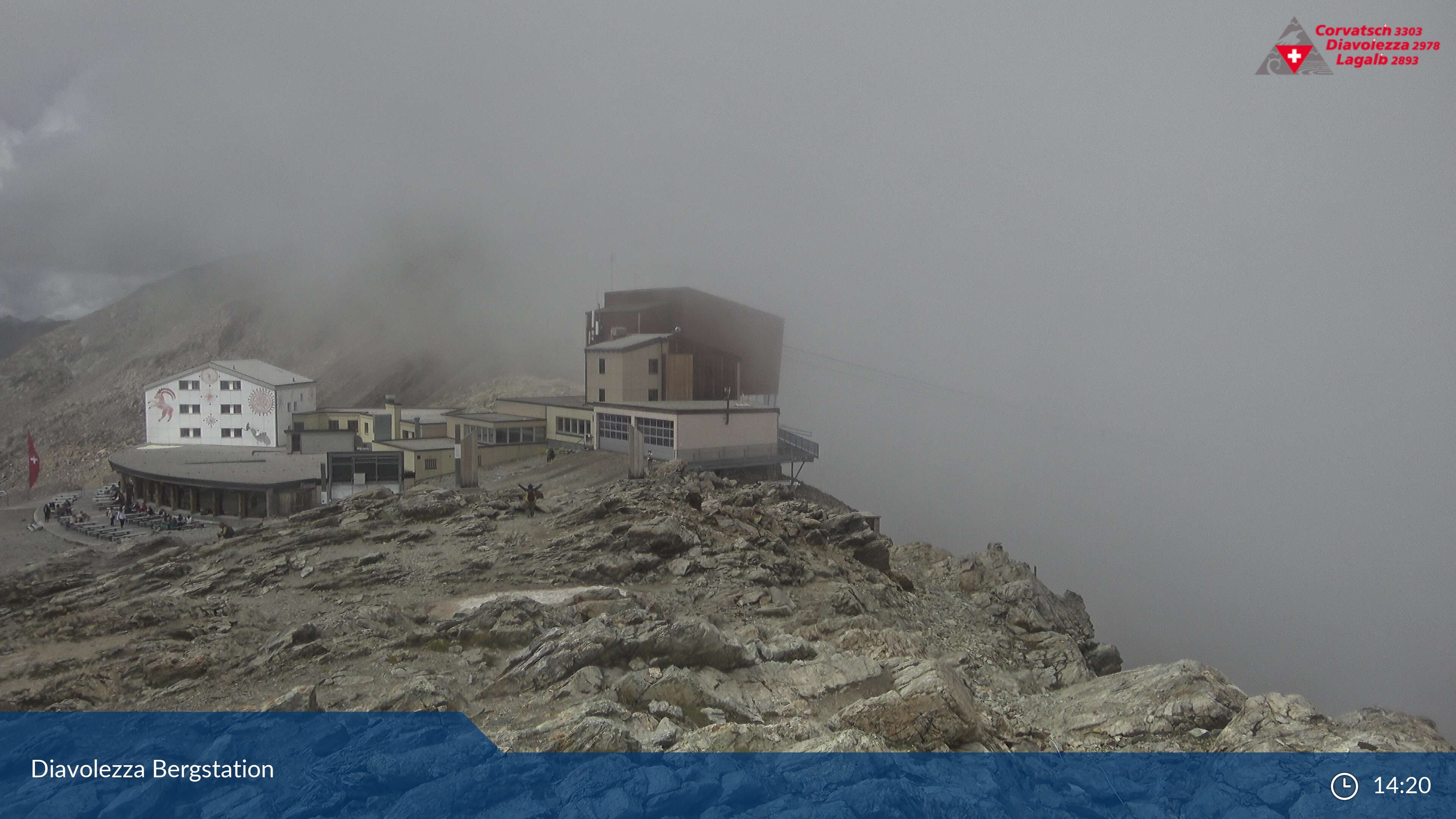 Pontresina: Diavolezza Bergstation, Diavolezza Bergstation, 2978 m