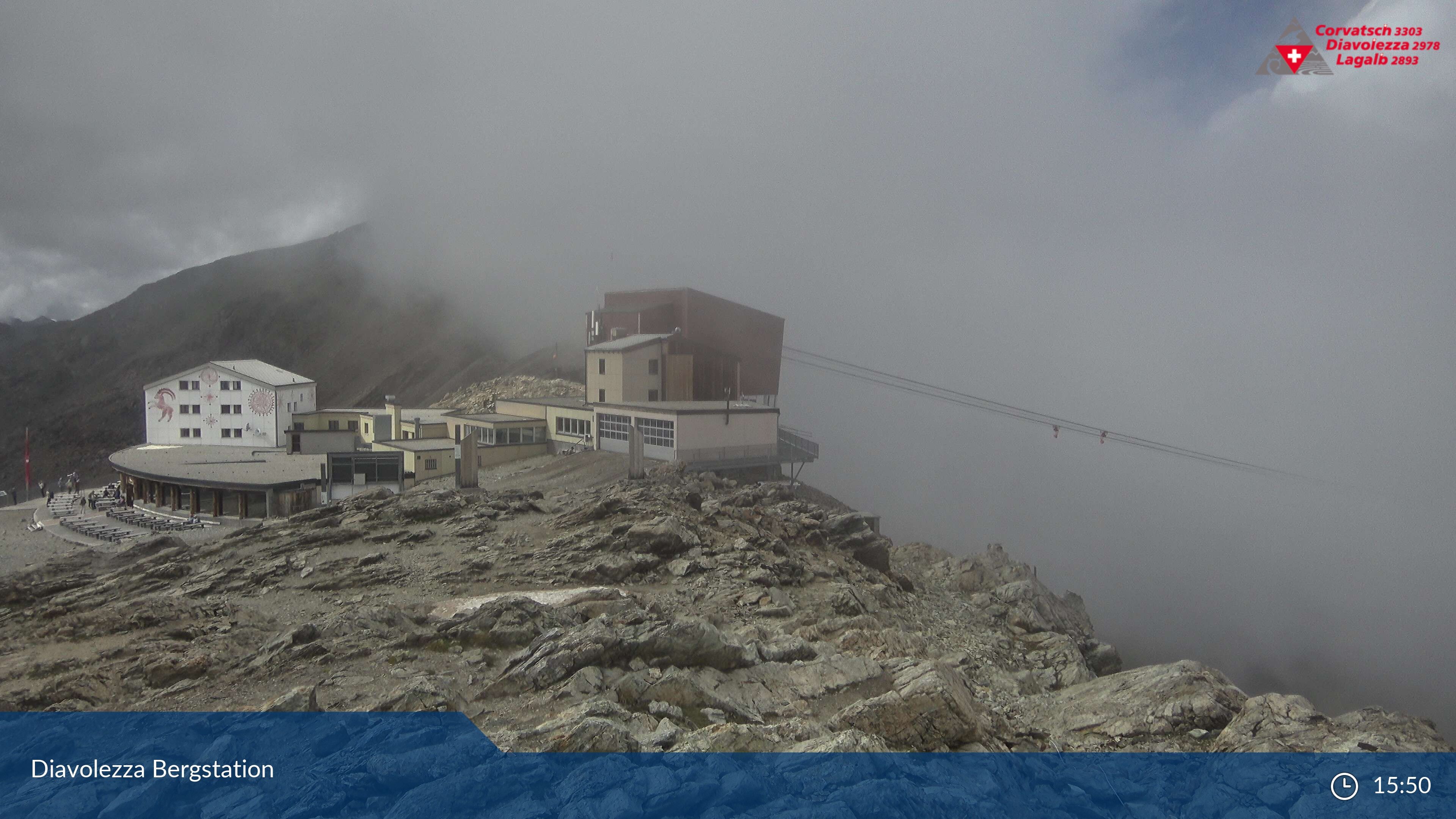 Pontresina: Diavolezza Bergstation, Diavolezza Bergstation, 2978 m