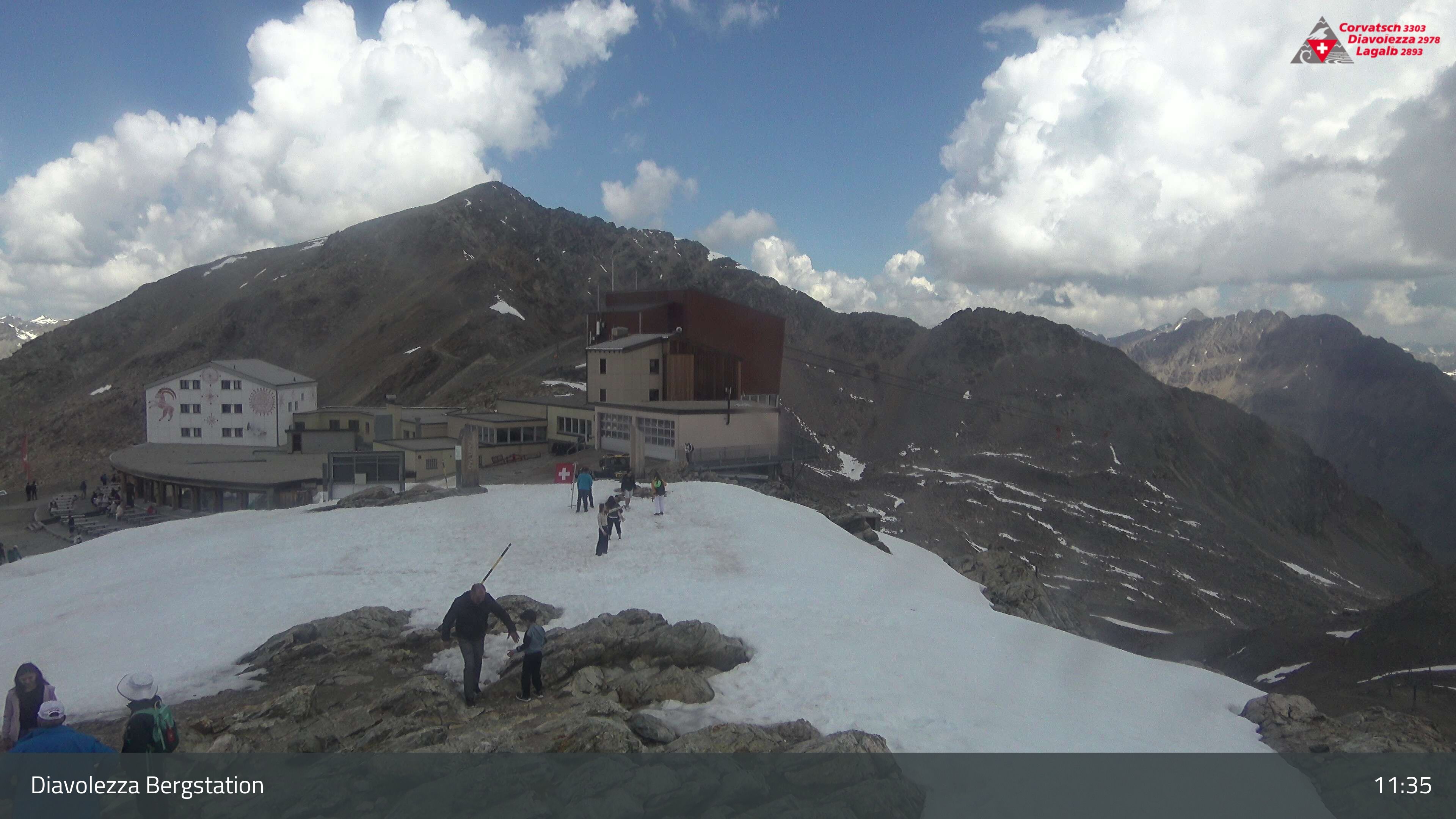 Pontresina: Diavolezza Bergstation, Diavolezza Bergstation, 2978 m