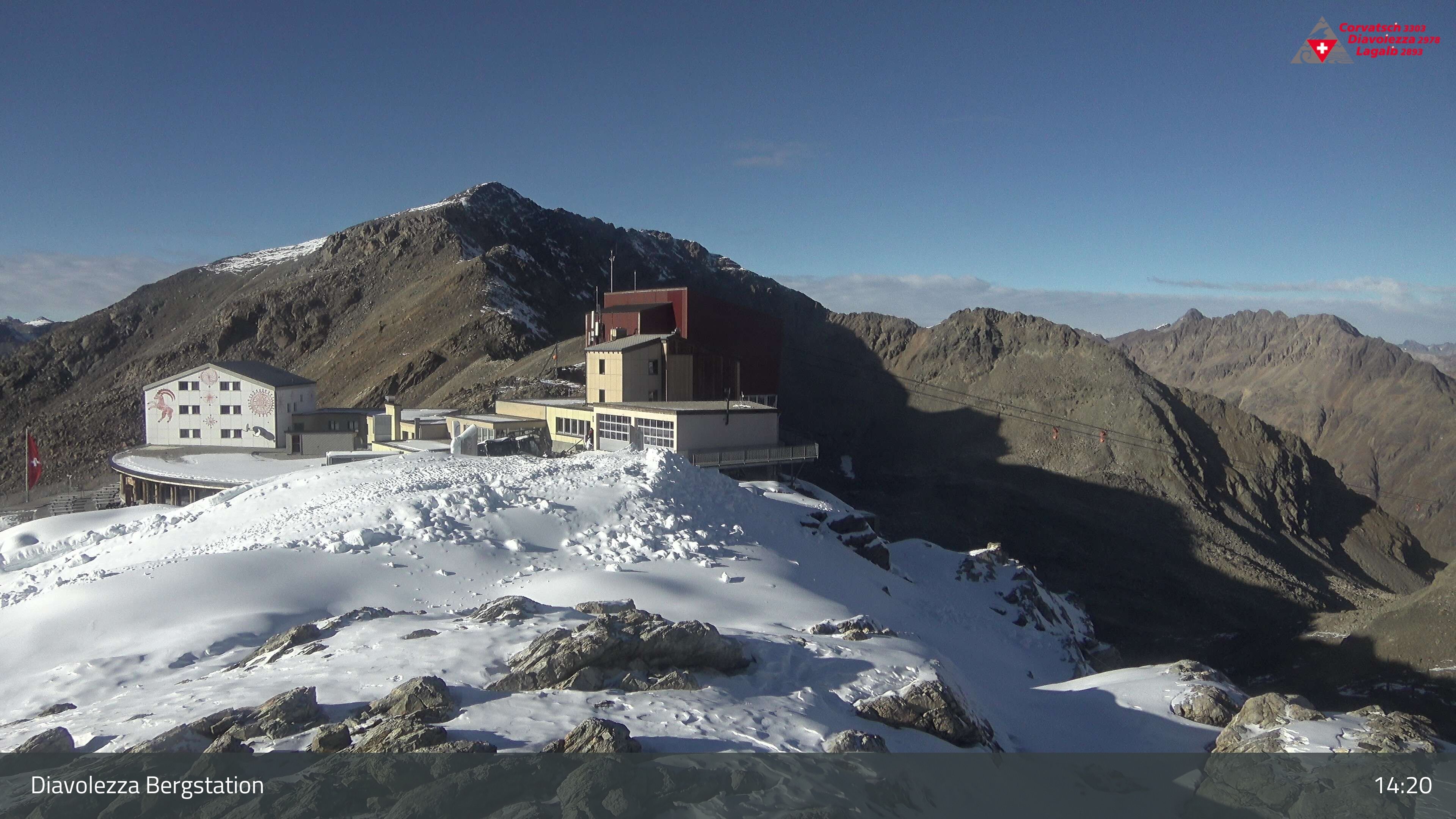 Pontresina: Diavolezza Bergstation, Diavolezza Bergstation, 2978 m