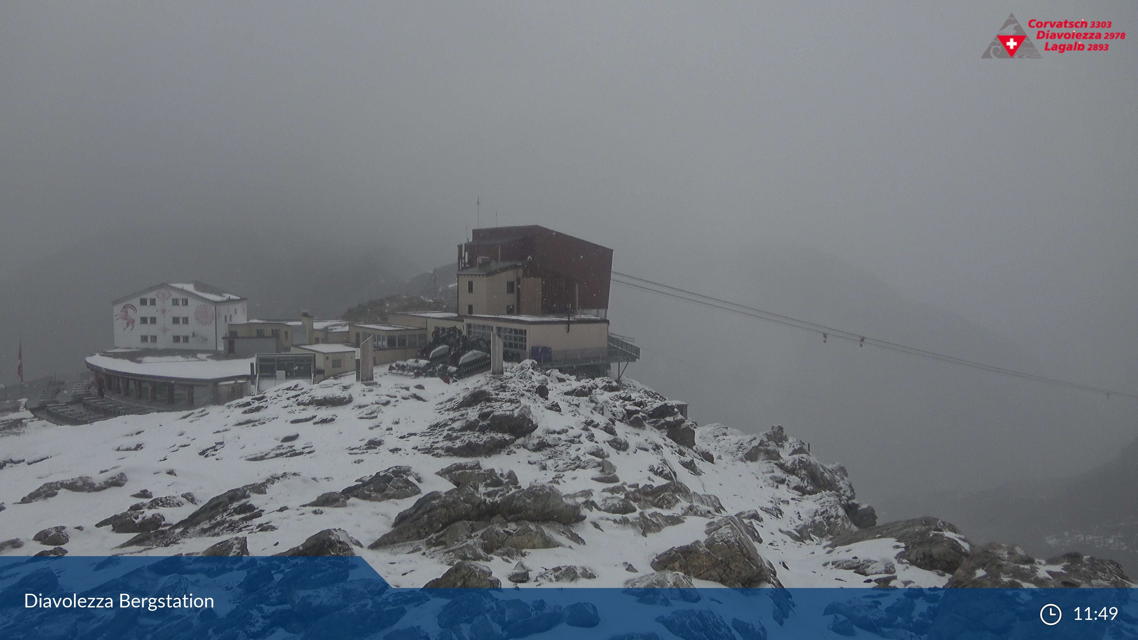 Pontresina: Diavolezza Bergstation, Diavolezza Bergstation, 2978 m