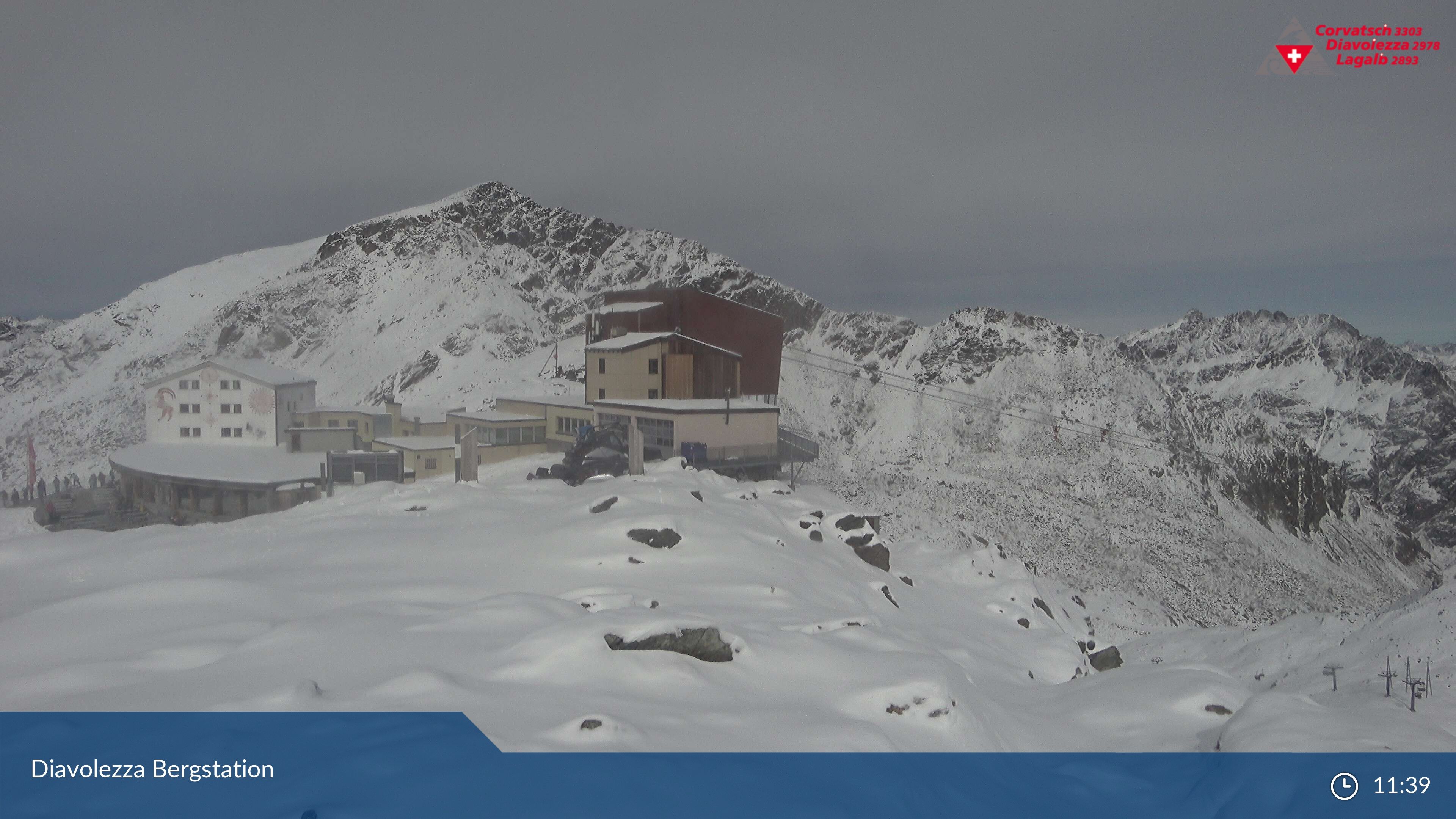 Pontresina: Diavolezza Bergstation, Diavolezza Bergstation, 2978 m