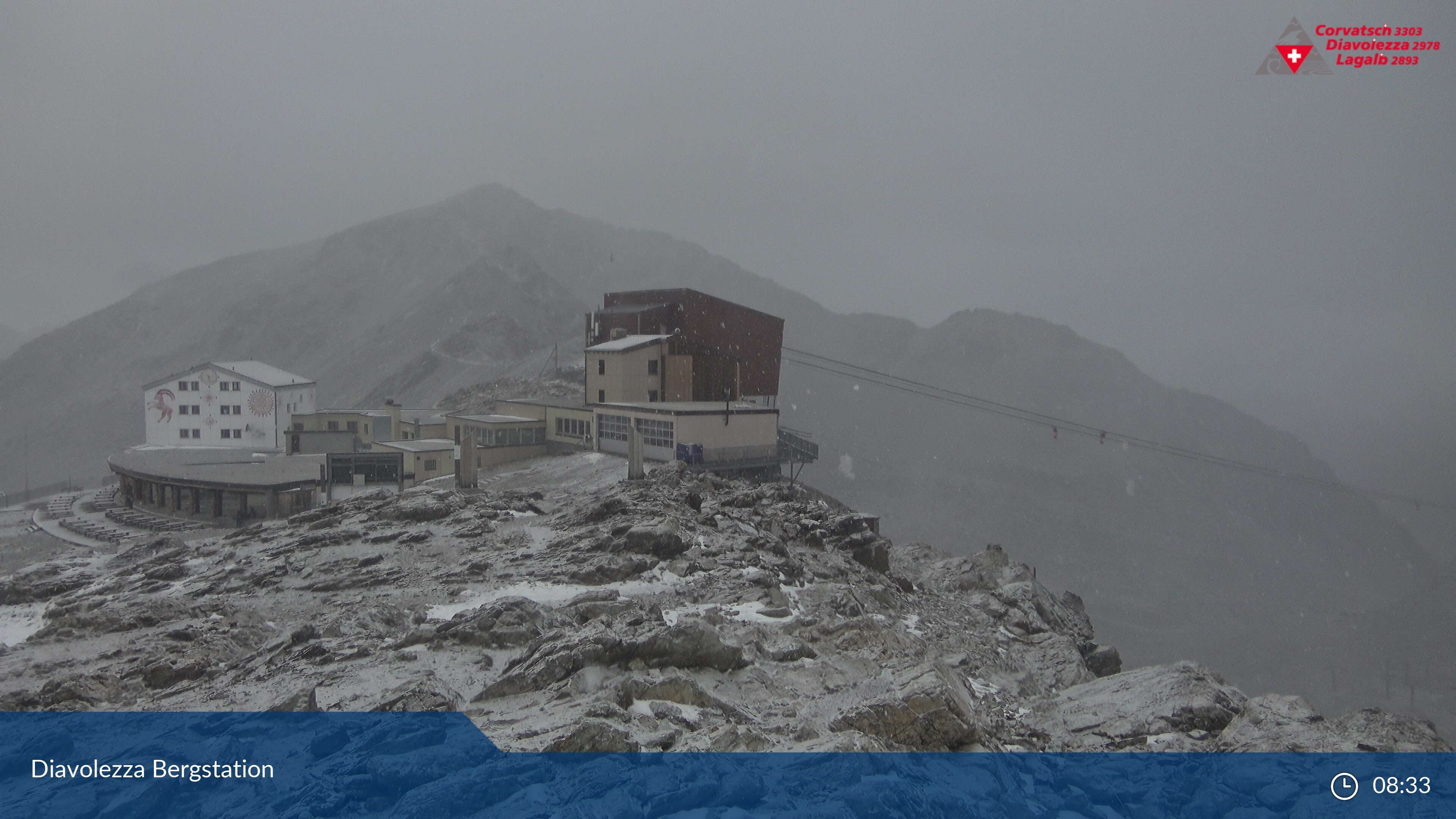 Pontresina: Diavolezza Bergstation, Diavolezza Bergstation, 2978 m