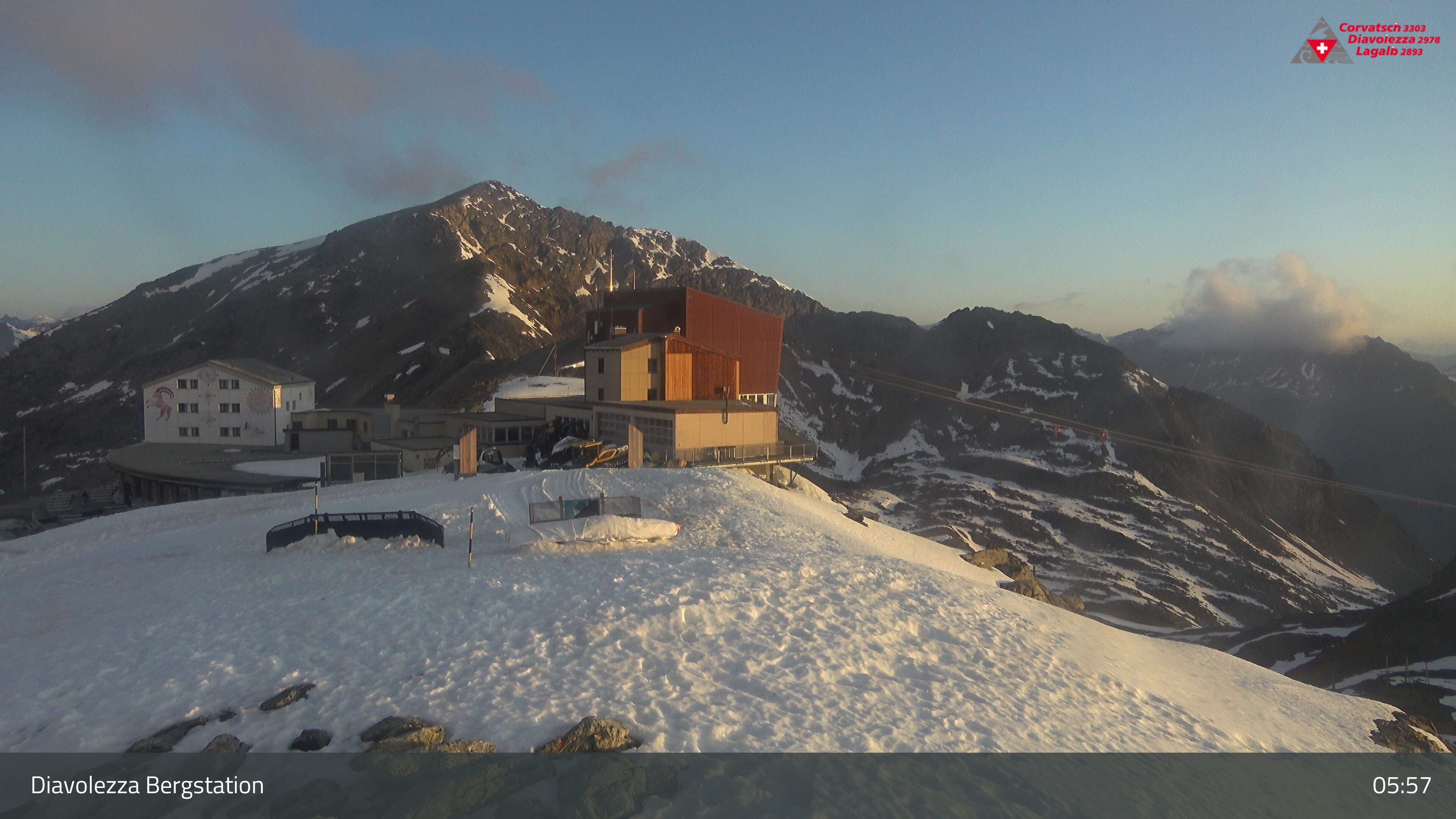 Pontresina: Diavolezza Bergstation, Diavolezza Bergstation, 2978 m