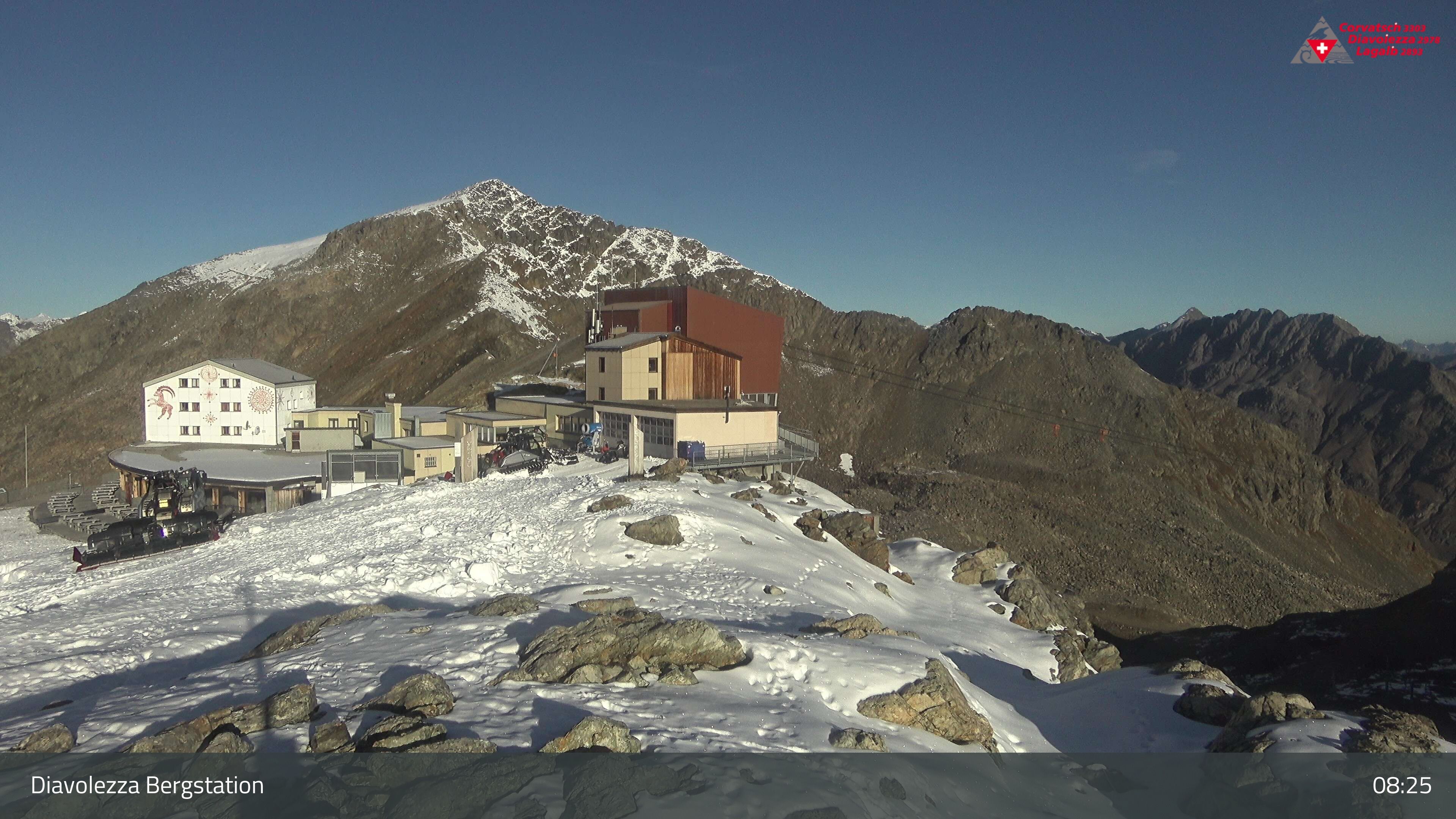 Pontresina: Diavolezza Bergstation, Diavolezza Bergstation, 2978 m