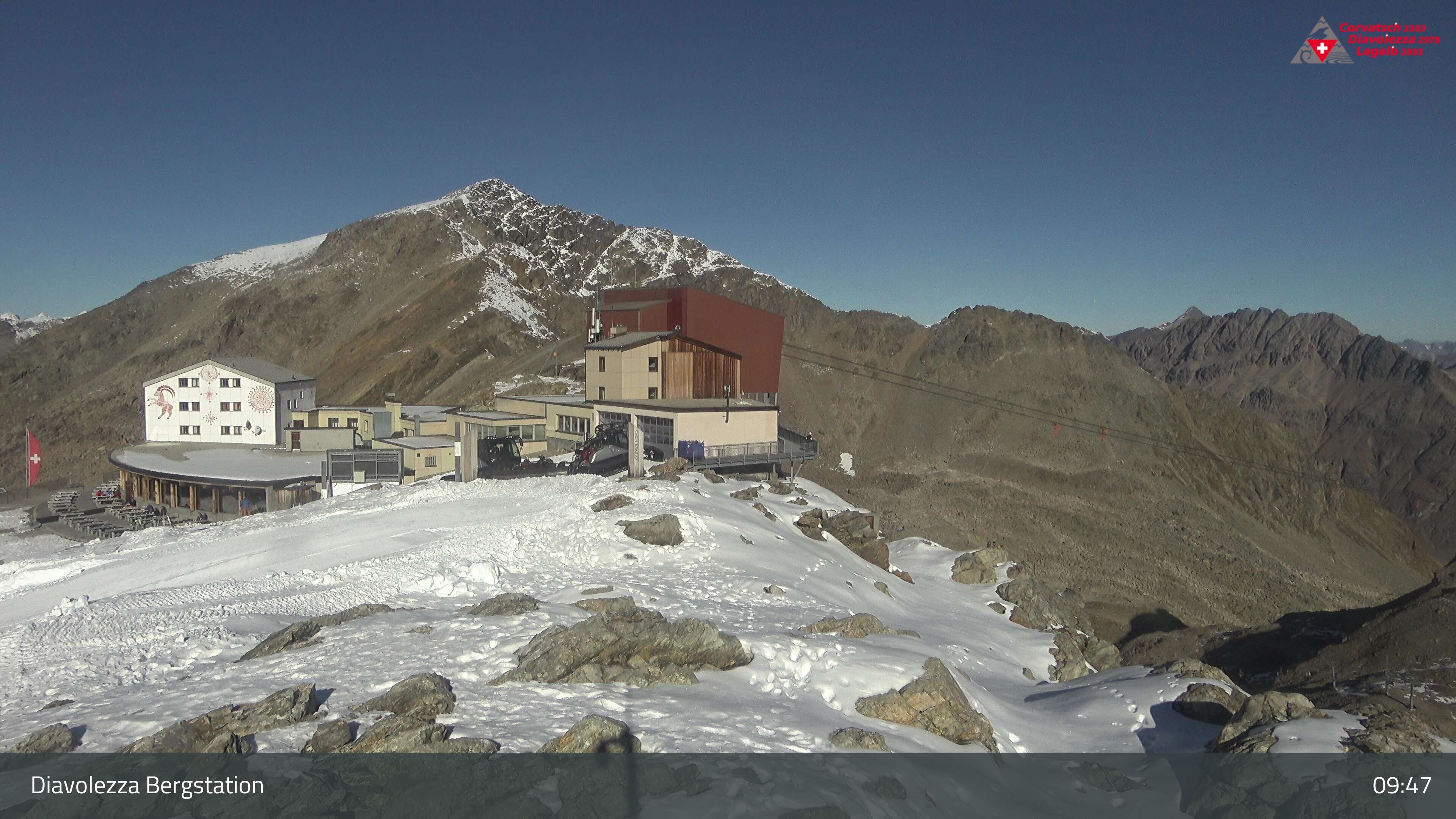 Pontresina: Diavolezza Bergstation, Diavolezza Bergstation, 2978 m