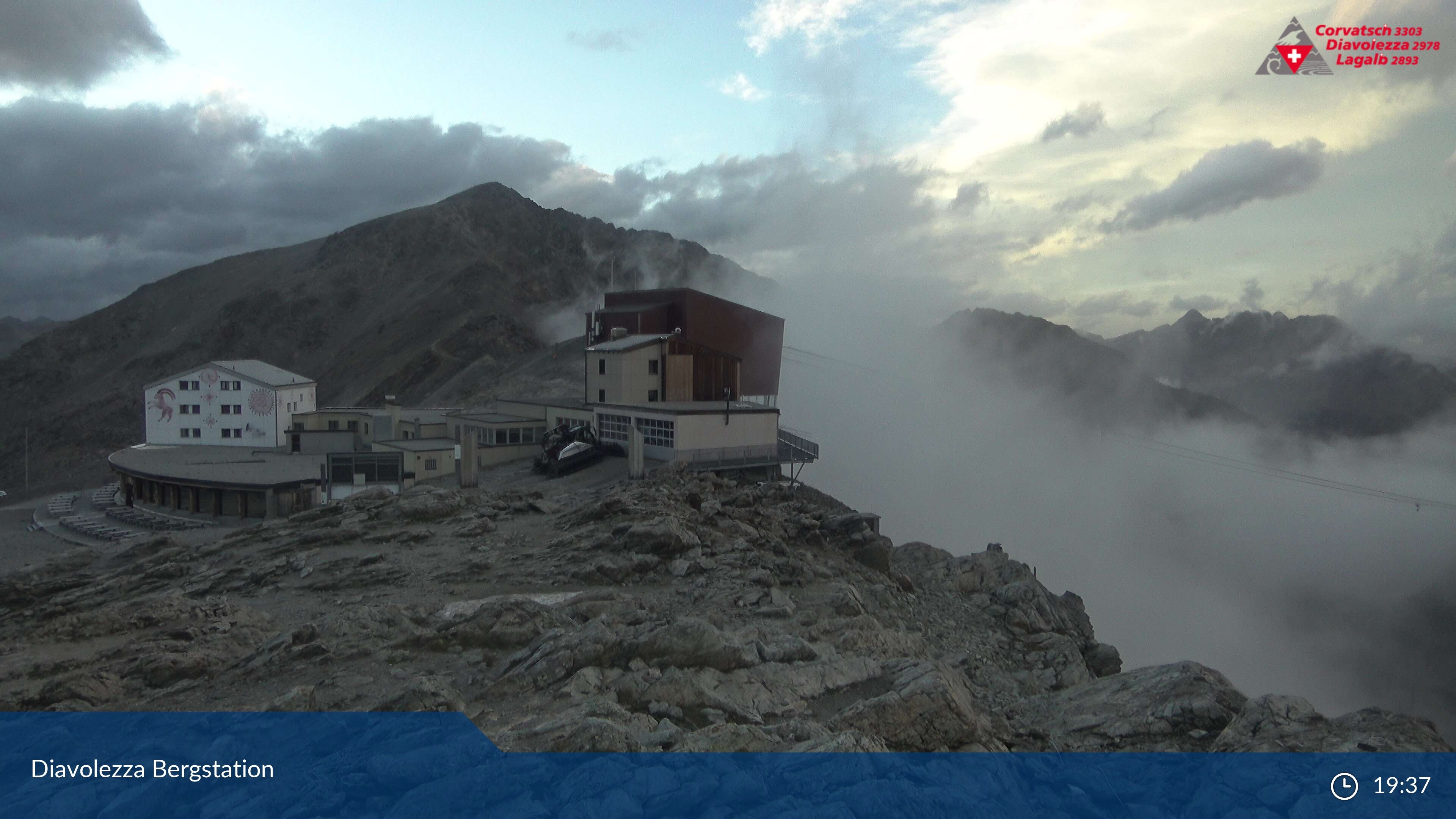 Pontresina: Diavolezza Bergstation, Diavolezza Bergstation, 2978 m