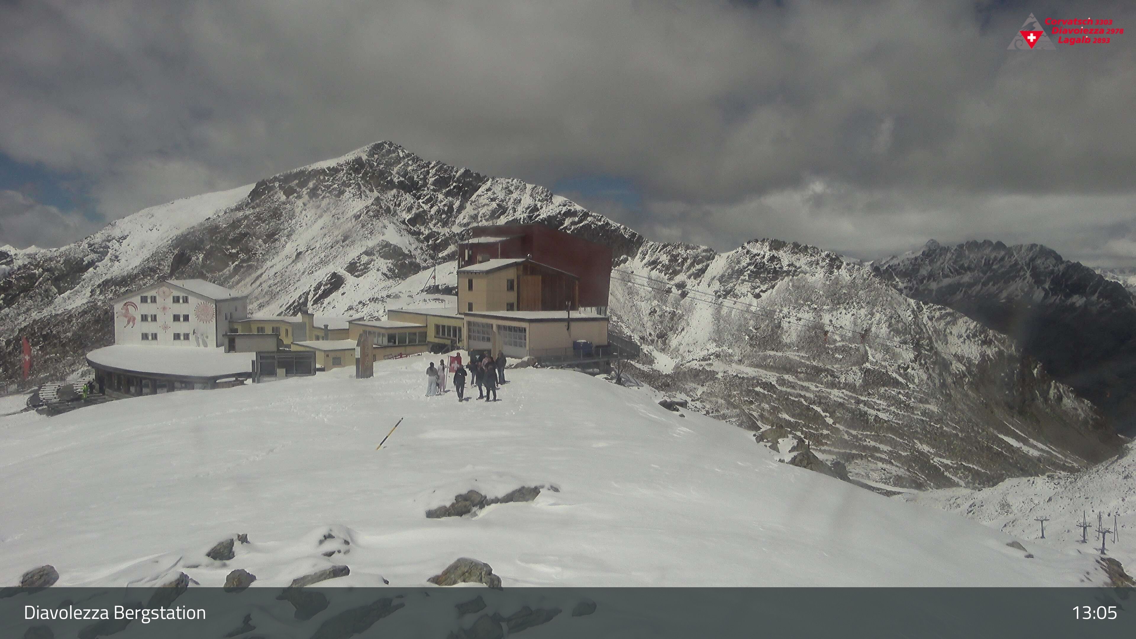 Pontresina: Diavolezza Bergstation, Diavolezza Bergstation, 2978 m