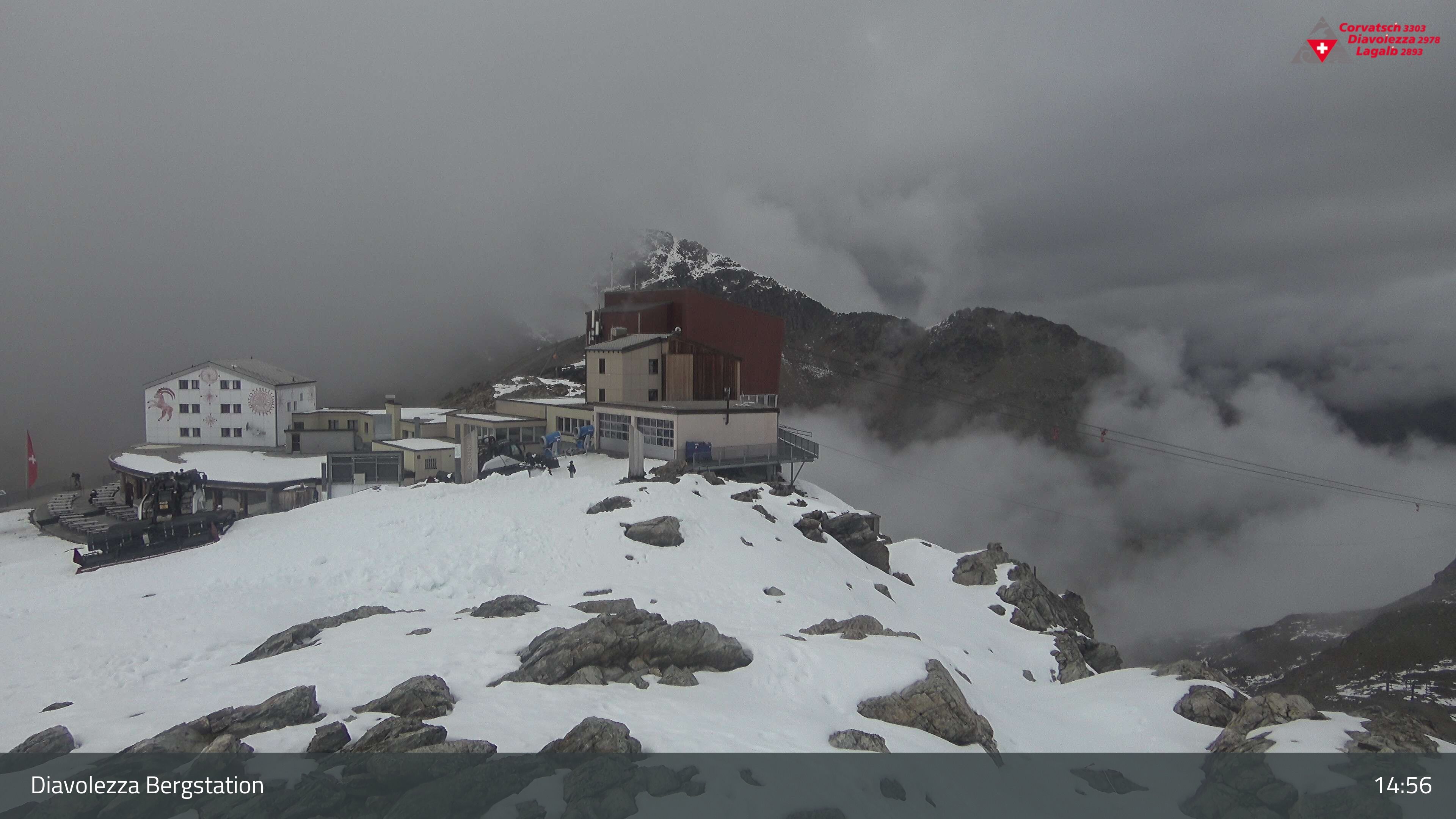 Pontresina: Diavolezza Bergstation, Diavolezza Bergstation, 2978 m