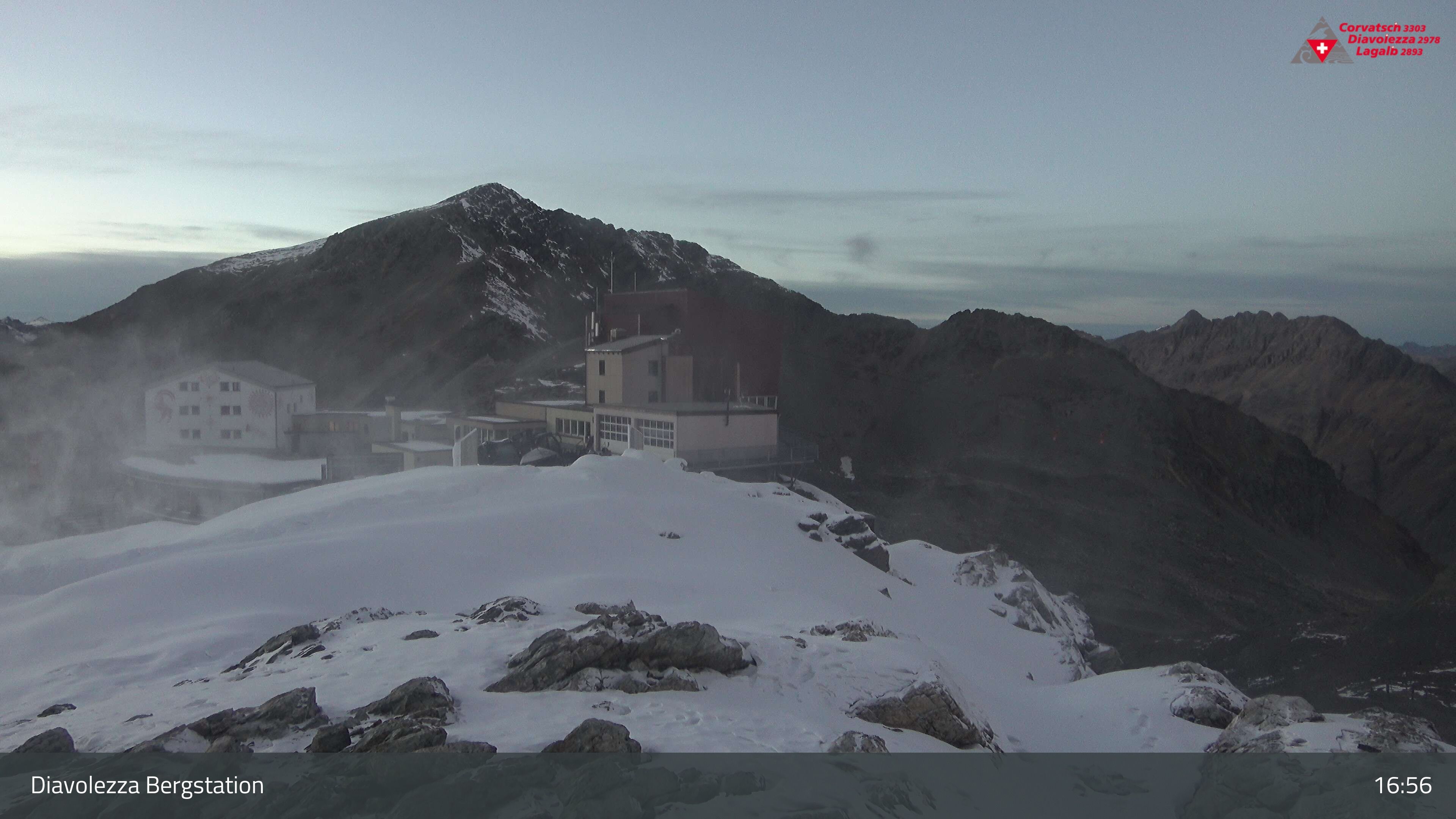 Pontresina: Diavolezza Bergstation, Diavolezza Bergstation, 2978 m