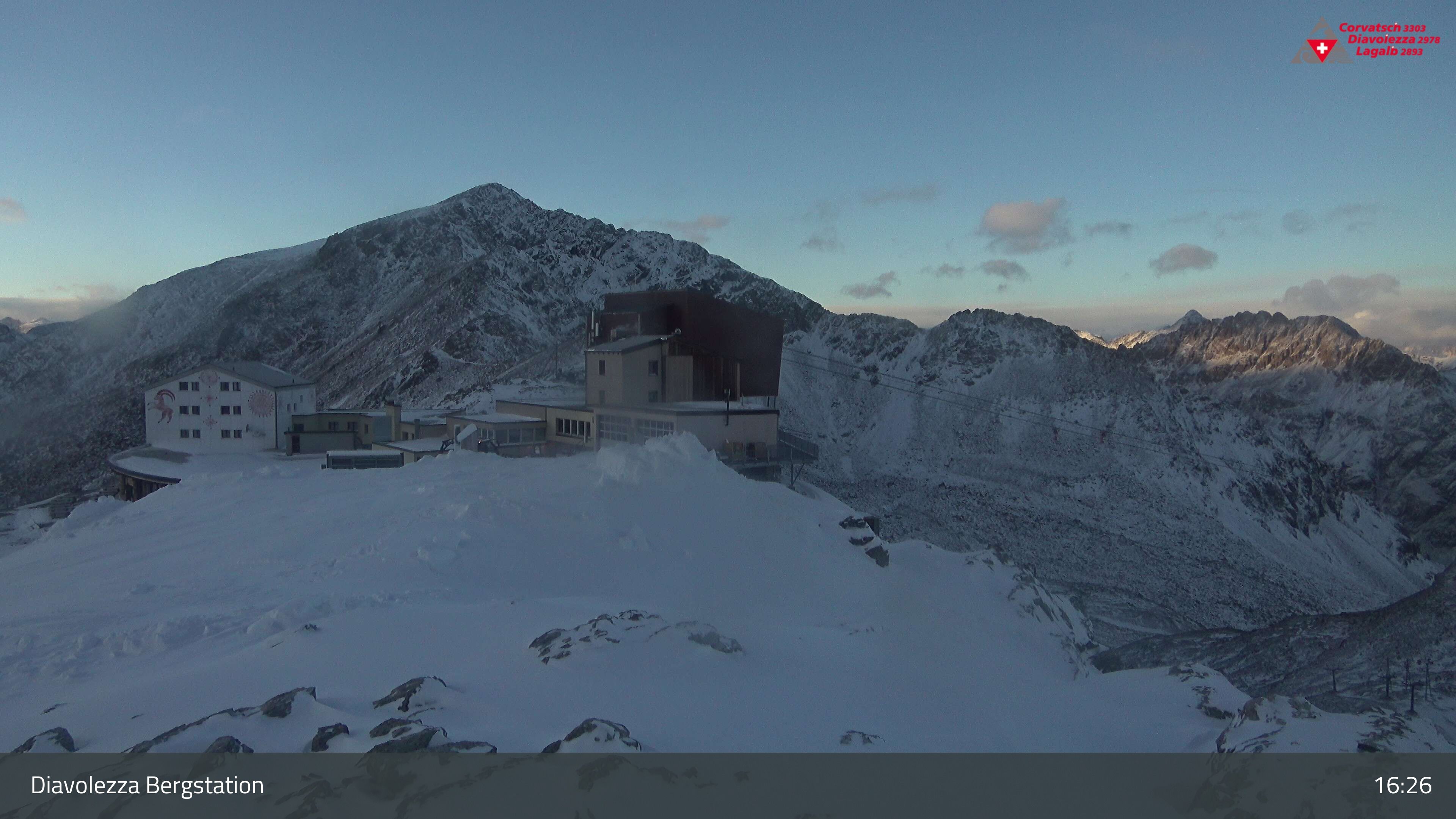 Pontresina: Diavolezza Bergstation, Diavolezza Bergstation, 2978 m