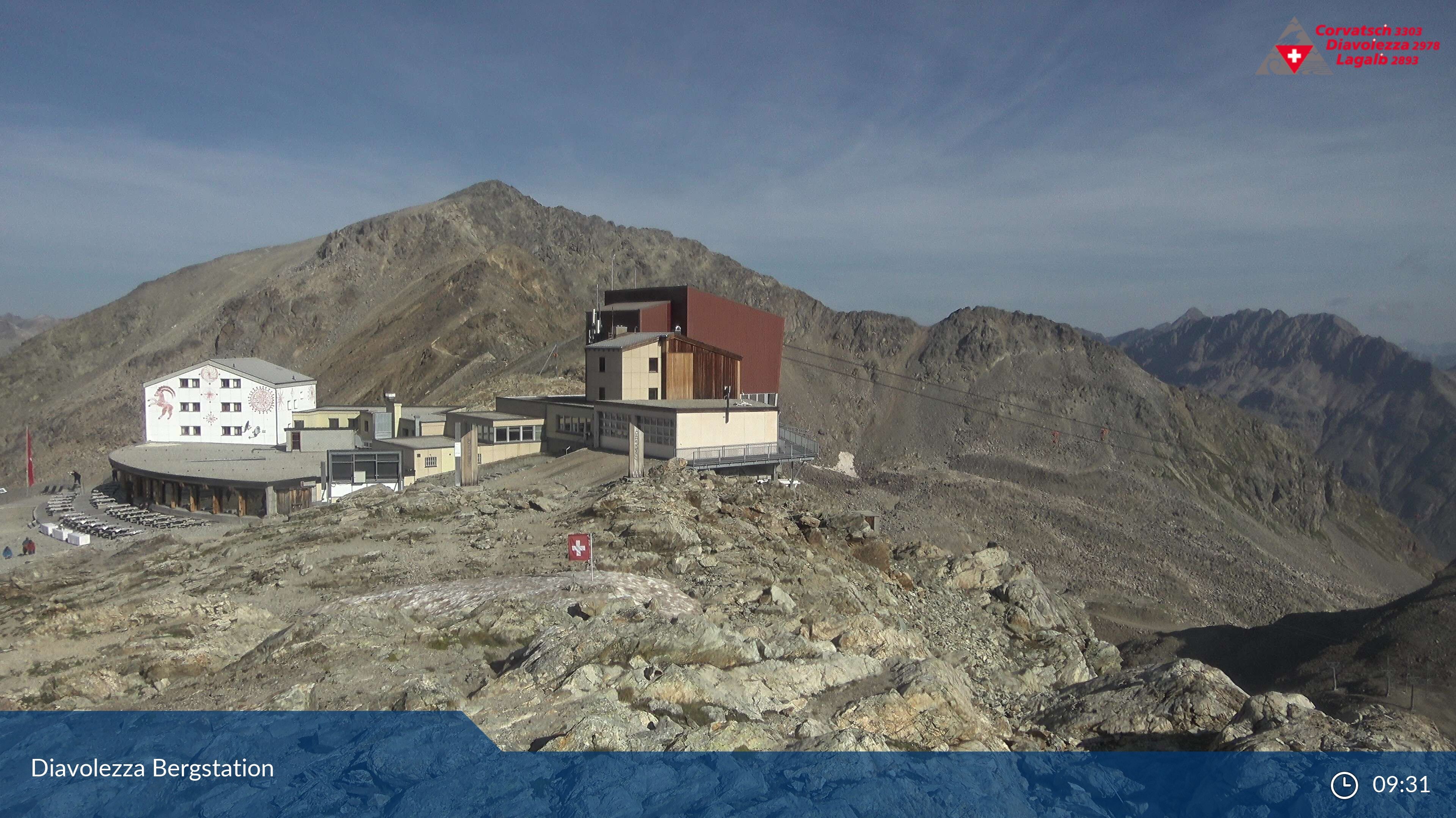 Pontresina: Diavolezza Bergstation, Diavolezza Bergstation, 2978 m