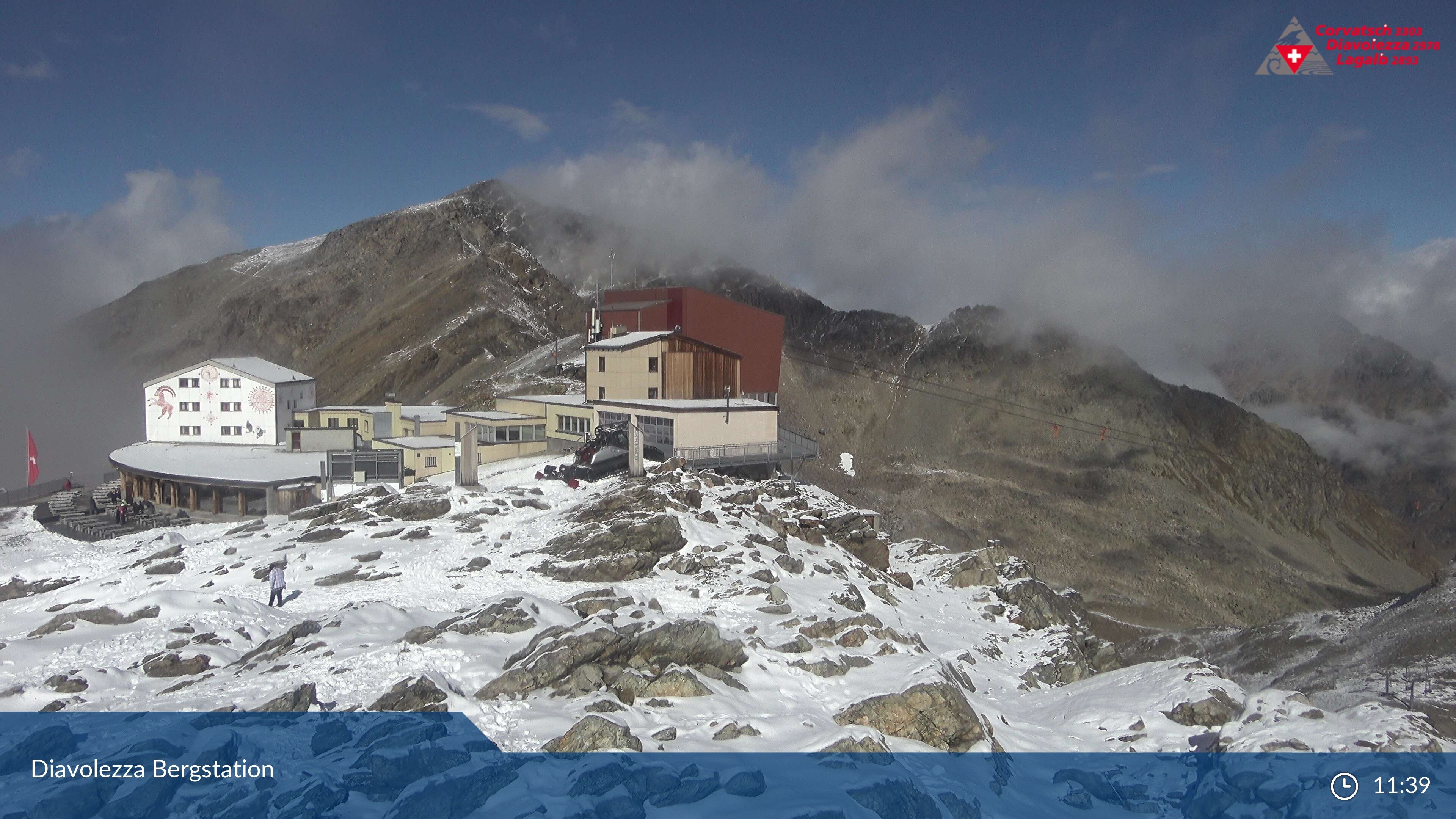 Pontresina: Diavolezza Bergstation, Diavolezza Bergstation, 2978 m