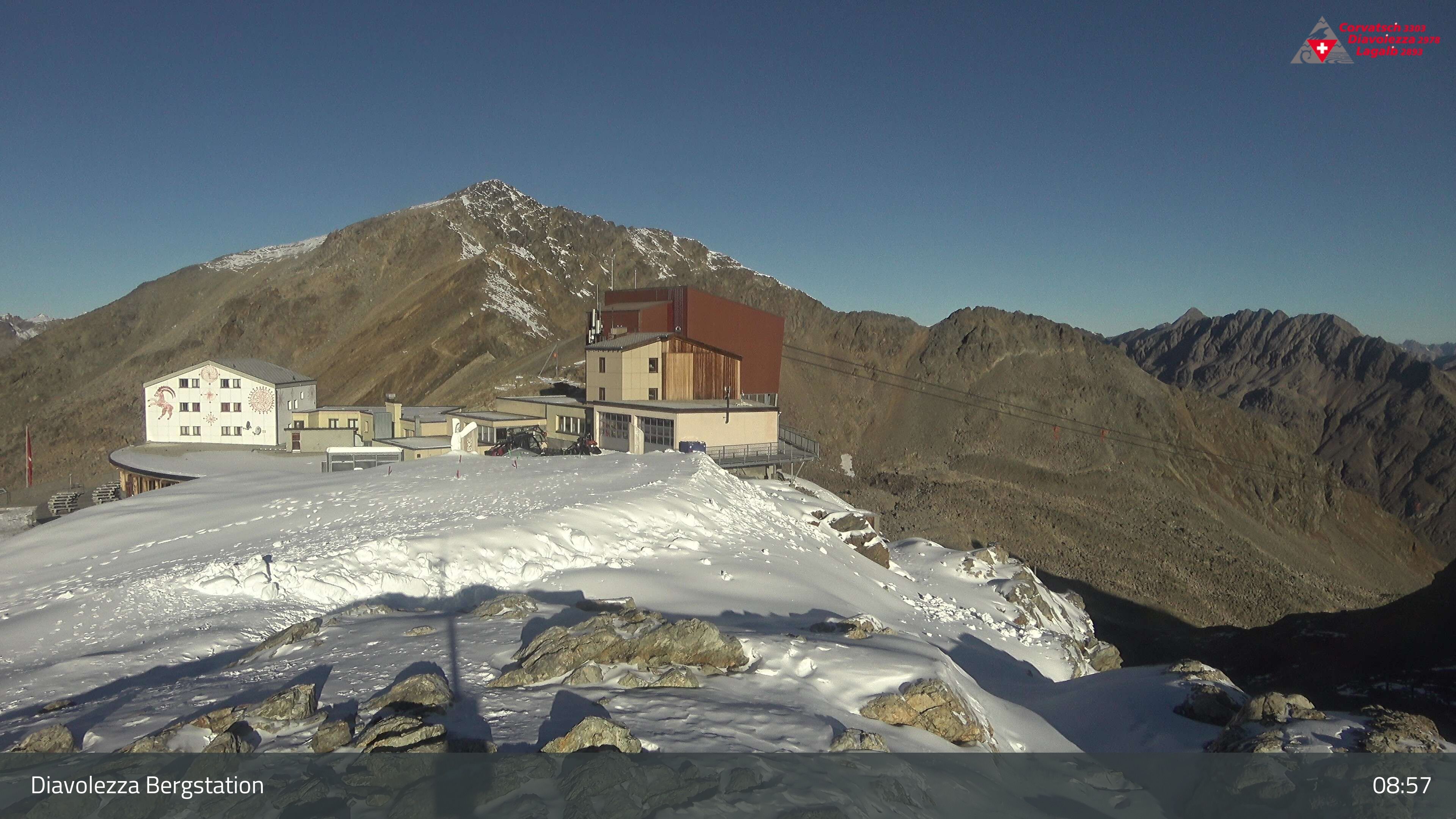 Pontresina: Diavolezza Bergstation, Diavolezza Bergstation, 2978 m