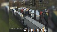 Hohenems: A, bei Raststation - Blickrichtung LKW-Stellplatz - Km ,