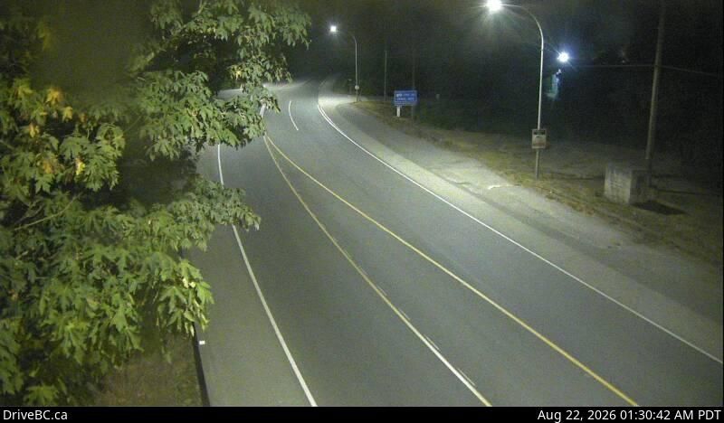 Traffic Cam Kent › North: Hwy 9, north end of Agassiz-Rosedale Bridge, looking north