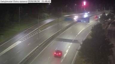 Traffic Cam Kalleback: Delsjömotet Östra västerut