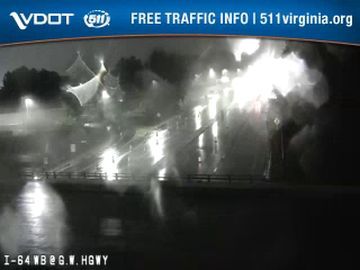 Traffic Cam Deep Creek: I-64 - MM 296.28 - WB - OL AT GEORGE WASHINGTON HIGHWAY