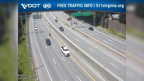Traffic Cam Norfolk: I-64 - MM 281 - EB - IL PAST NORVIEW AVE