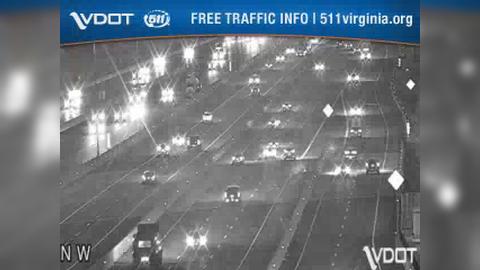 Traffic Cam Burgundy Village: I-95 - MM 176 - SB - At Exit 176, Telegraph Rd