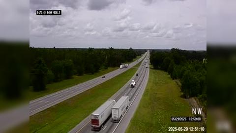 Traffic Cam Traxler: I-75 @ MM 406.1