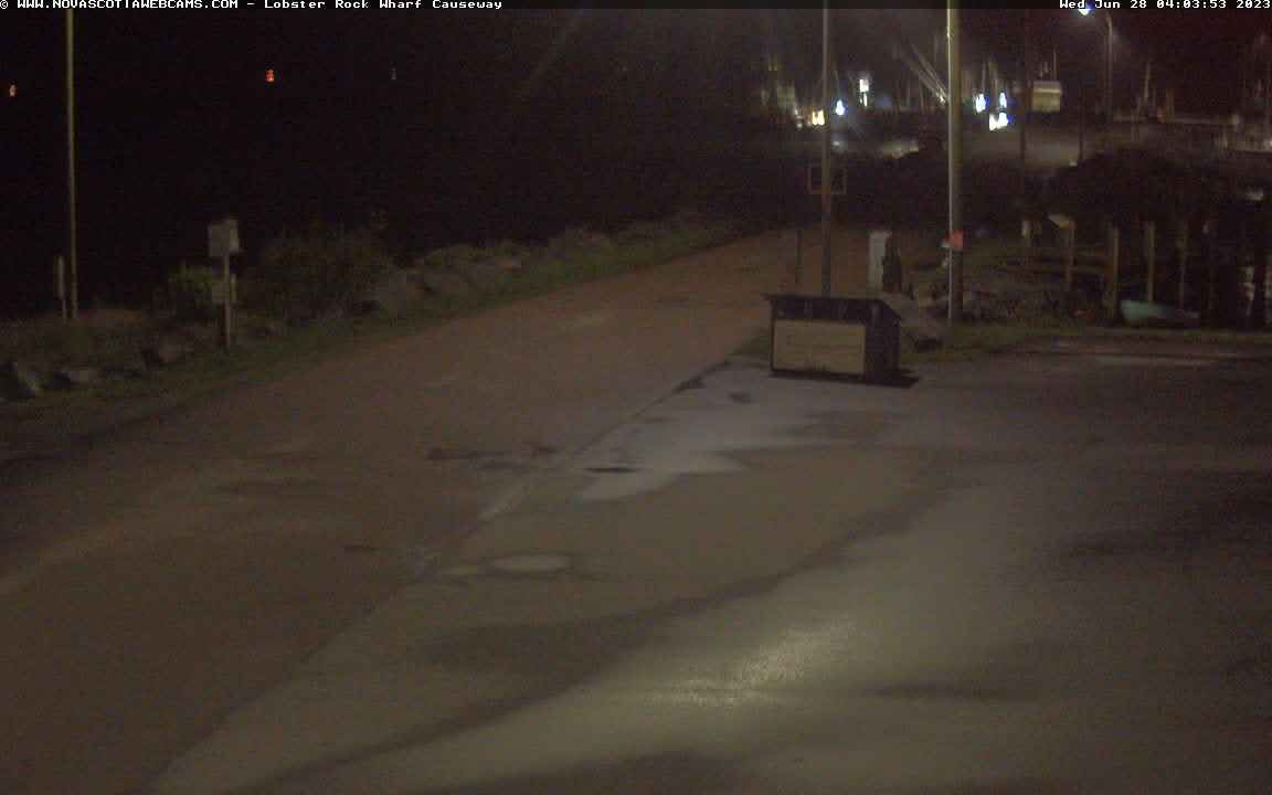 Downtown › West Lobster Rock Wharf Causeway Landscape cam Canada