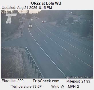 Traffic Cam Eola: ORE22 at - WB