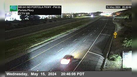 Traffic Cam Lake Forest › North: SR-241 : 40 Meters North of Portola Parkway
