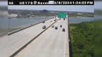 Charleston: US 17 S Ravenel Bridge @ MM 32.8 - Di giorno