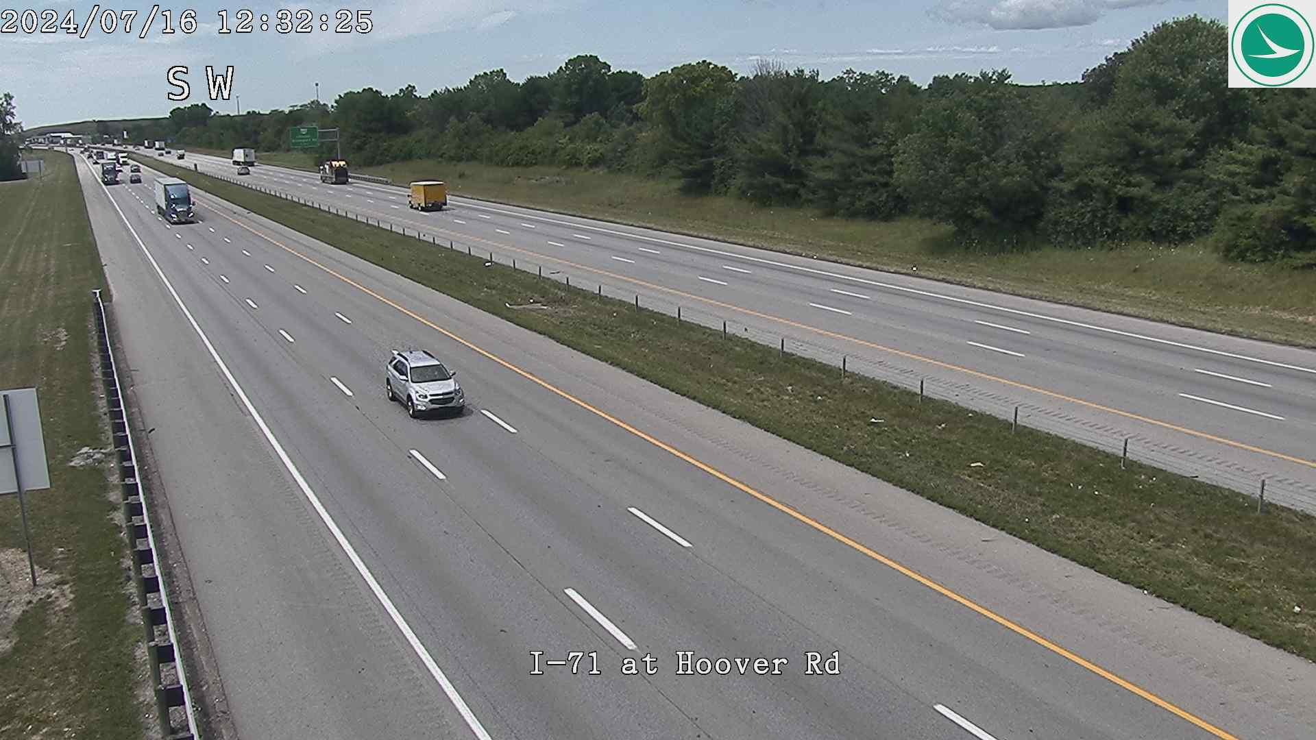 Traffic Cam Grove City: I-71 at Hoover Rd