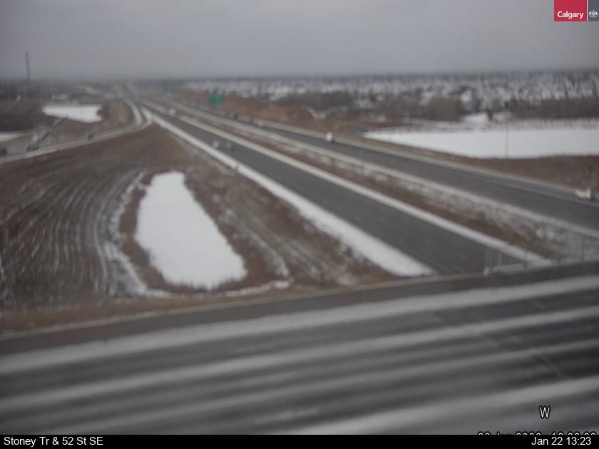 Traffic Cam Copperfield: Stoney Trail and 52nd Street SE
